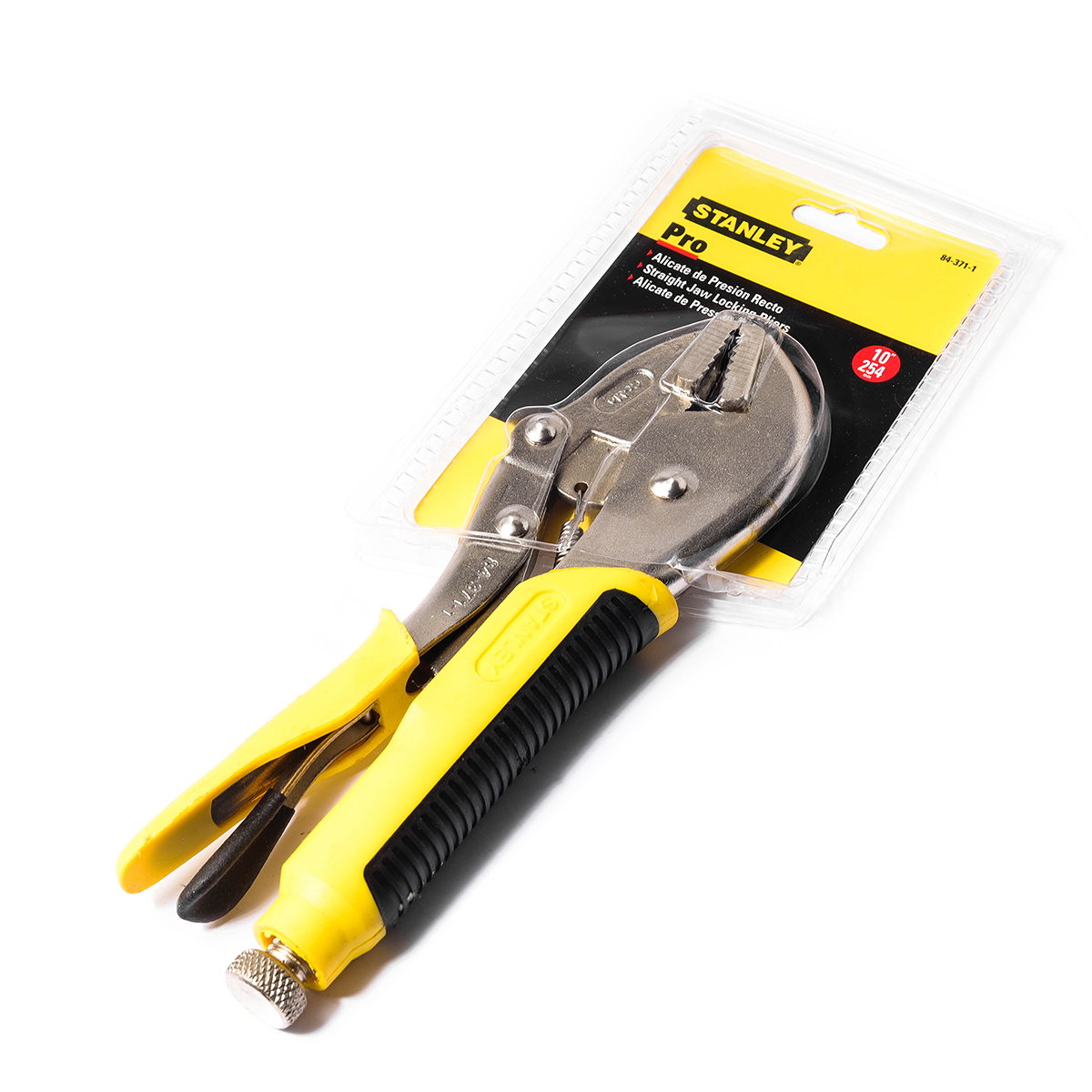 คีมล็อคด้ามหุ้มยาง ปากตรง 10" STANLEY รุ่น 84-371-1-S รูปที่ 2