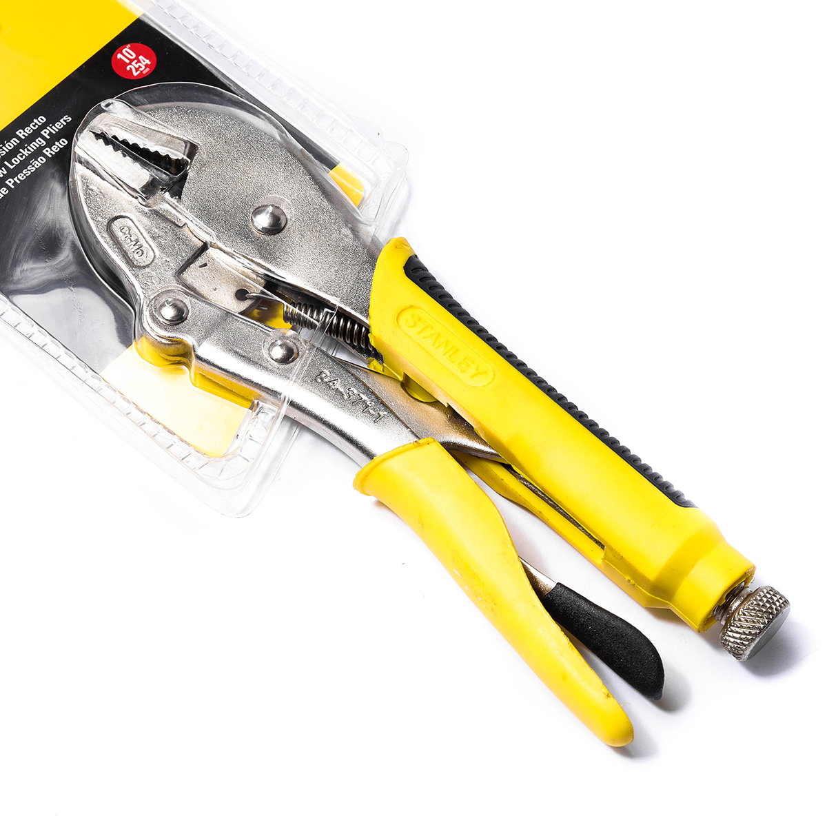 คีมล็อคด้ามหุ้มยาง ปากตรง 10" STANLEY รุ่น 84-371-1-S รูปที่ 3