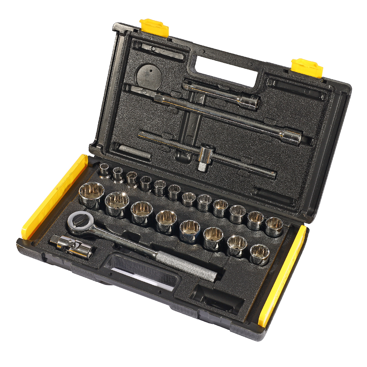 ชุดลูกบ็อกซ์ 1/2" 12 เหลี่ยม 26 ชิ้น STANLEY รุ่น 86-477 ราคา ฿1,878