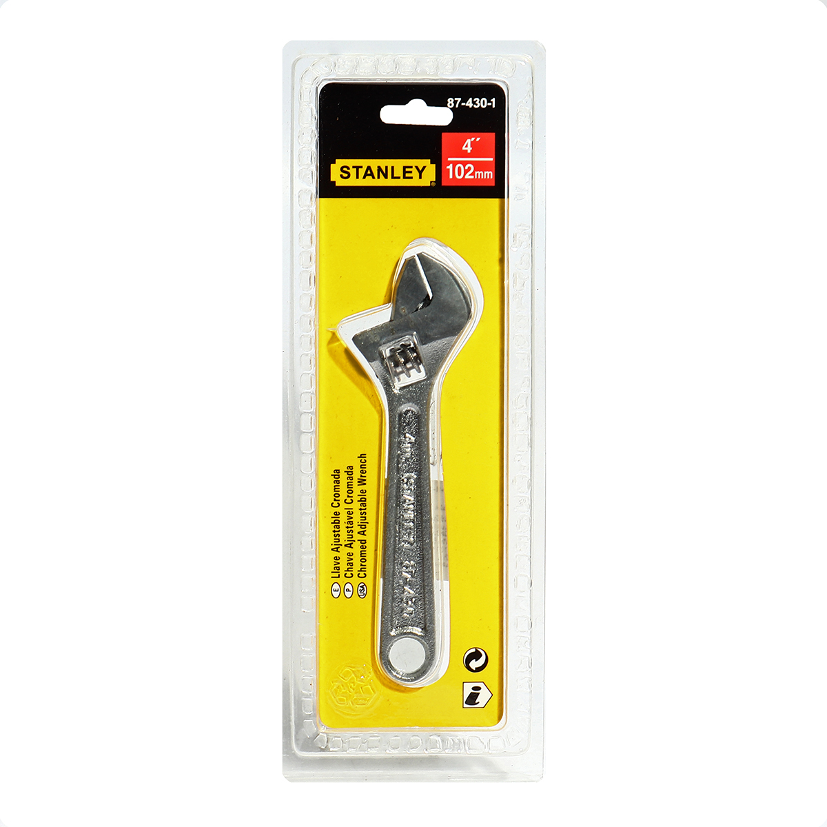 ประแจเลื่อน 4" STANLEY รุ่น 87-430 ราคา ฿154