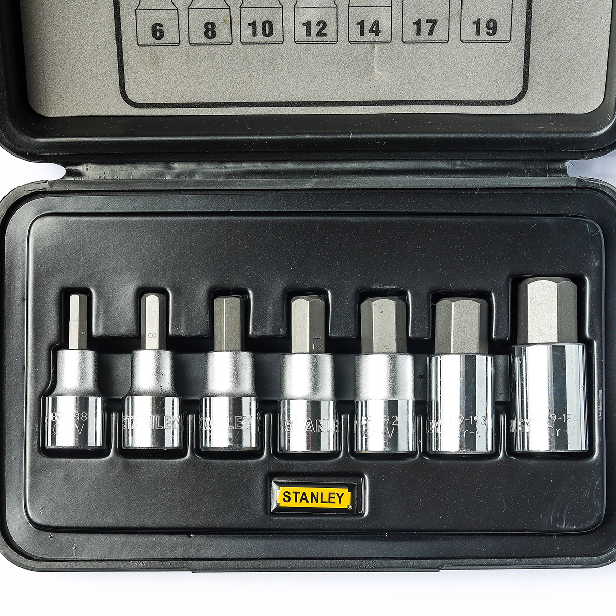 ชุดลูกบ็อกซ์เดือย 6 เหลี่ยม 1/2" 7 ชิ้น STANLEY รุ่น 89-099 รูปที่ 3