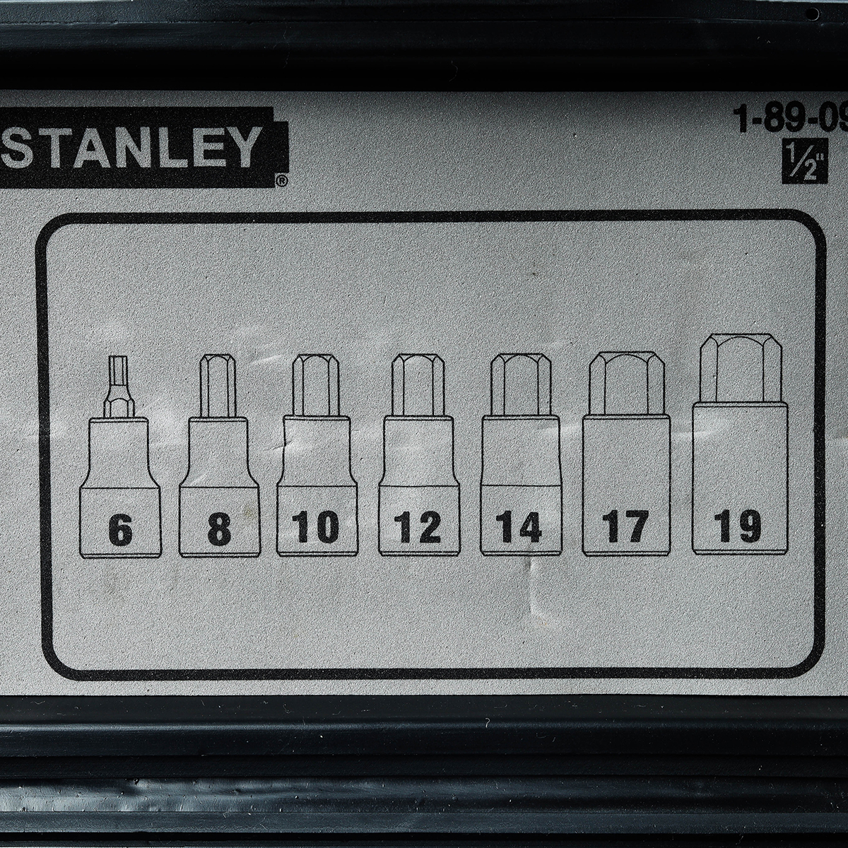 ชุดลูกบ็อกซ์เดือย 6 เหลี่ยม 1/2" 7 ชิ้น STANLEY รุ่น 89-099 รูปที่ 4