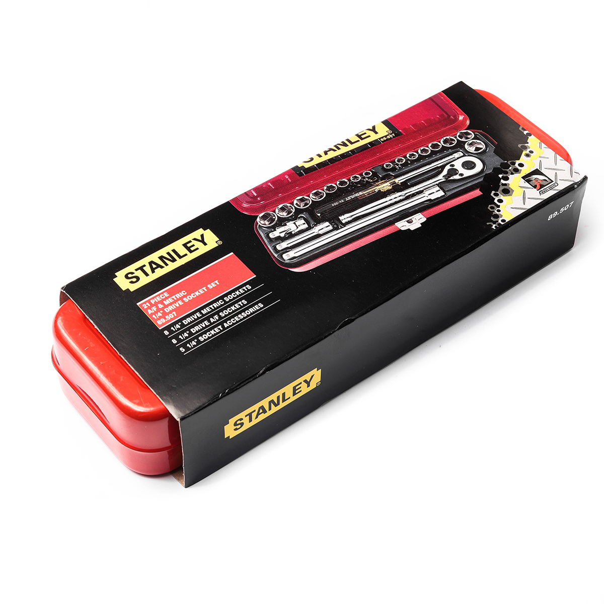 ชุดลูกบ็อกซ์ 21 ชิ้น ขนาด 1/4" STANLEY รุ่น 89-507 รูปที่ 5