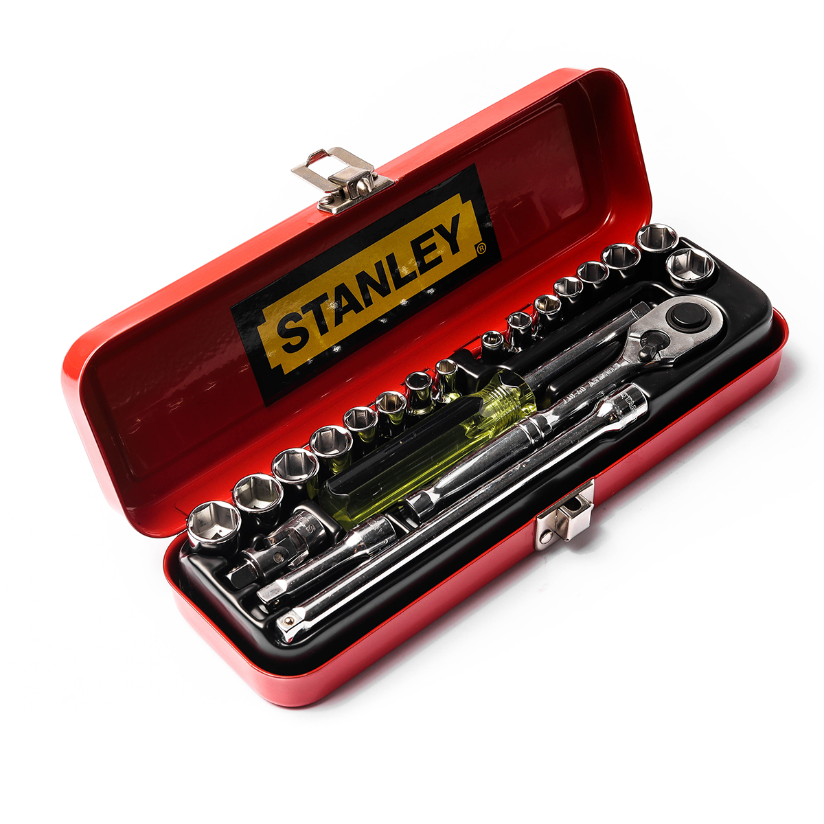 ชุดลูกบ็อกซ์ 21 ชิ้น ขนาด 1/4" STANLEY รุ่น 89-507 ราคา ฿1,008
