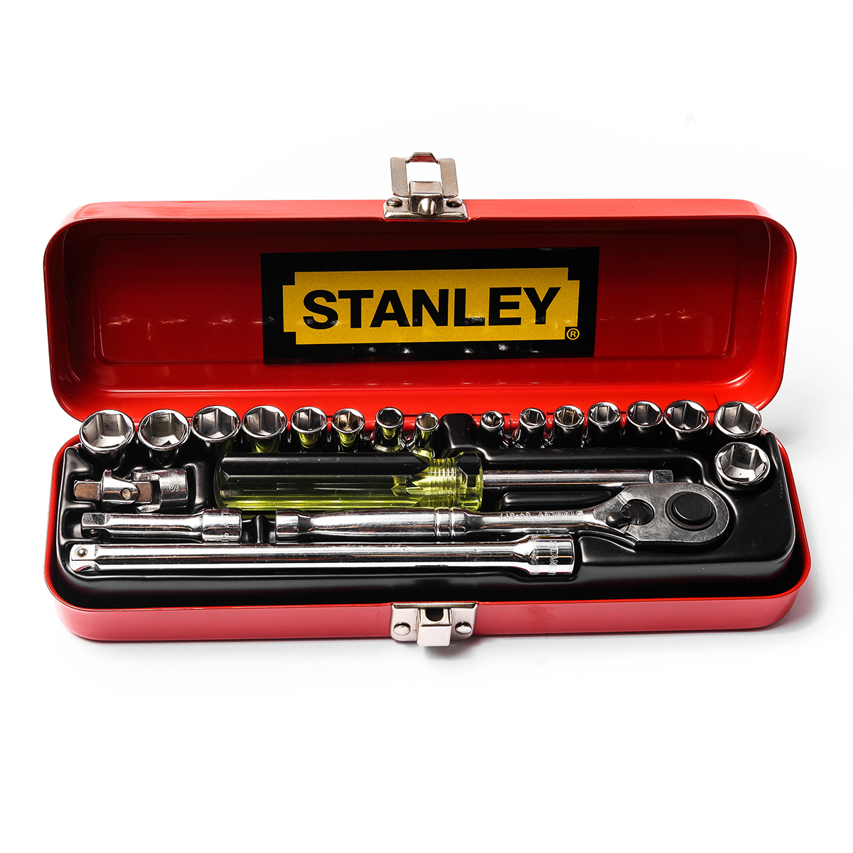 ชุดลูกบ็อกซ์ 21 ชิ้น ขนาด 1/4" STANLEY รุ่น 89-507 รูปที่ 2