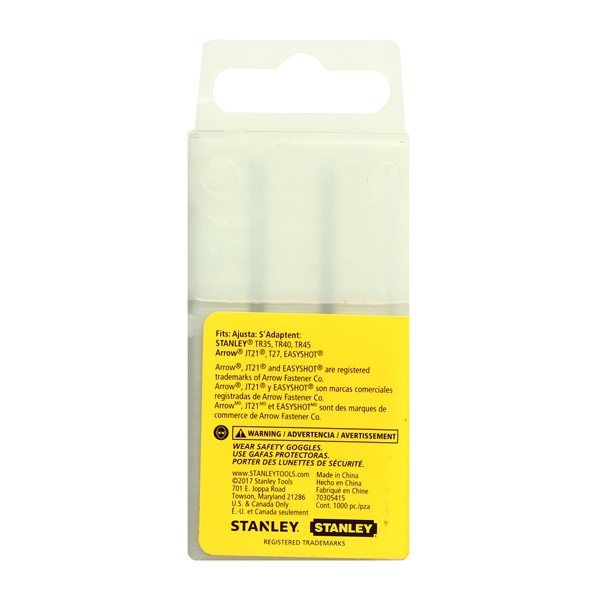 ลวดเย็บ TYPE A 8 มม. 1000 ลูก STANLEY รุ่น 1-TRA205T รูปที่ 2