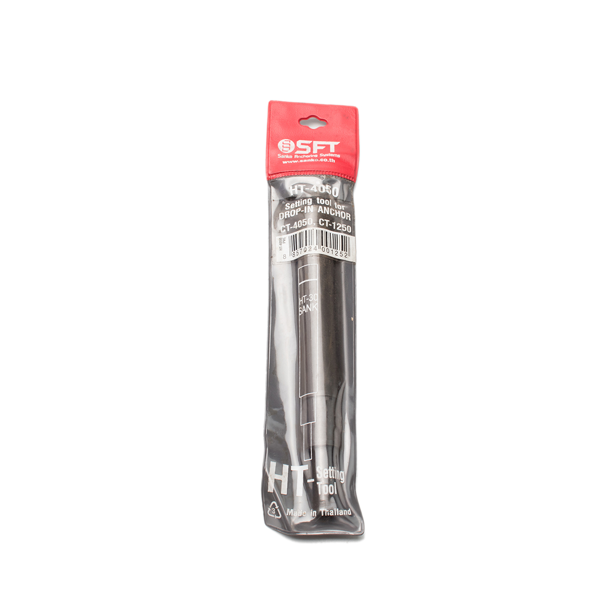 เหล็กส่งติดตั้งพุก CT-TYPE HT-4050 SANKO รุ่น HT4050 ราคา ฿126