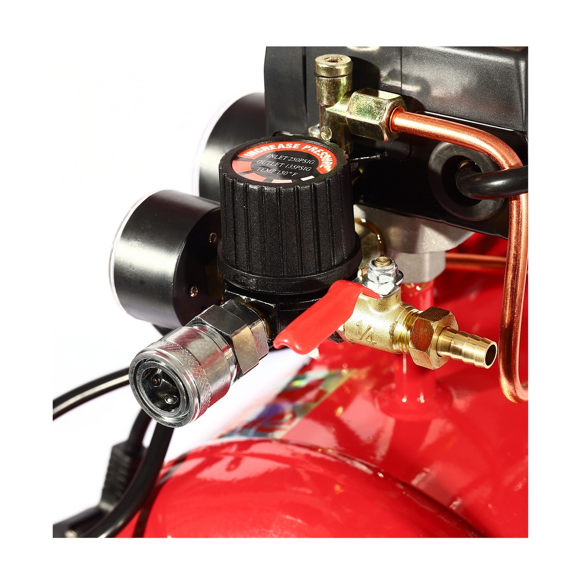 POLO Air Compressor 3 HP 1-Phase 220V 24L, Model S371-SGBM9031 photo 5