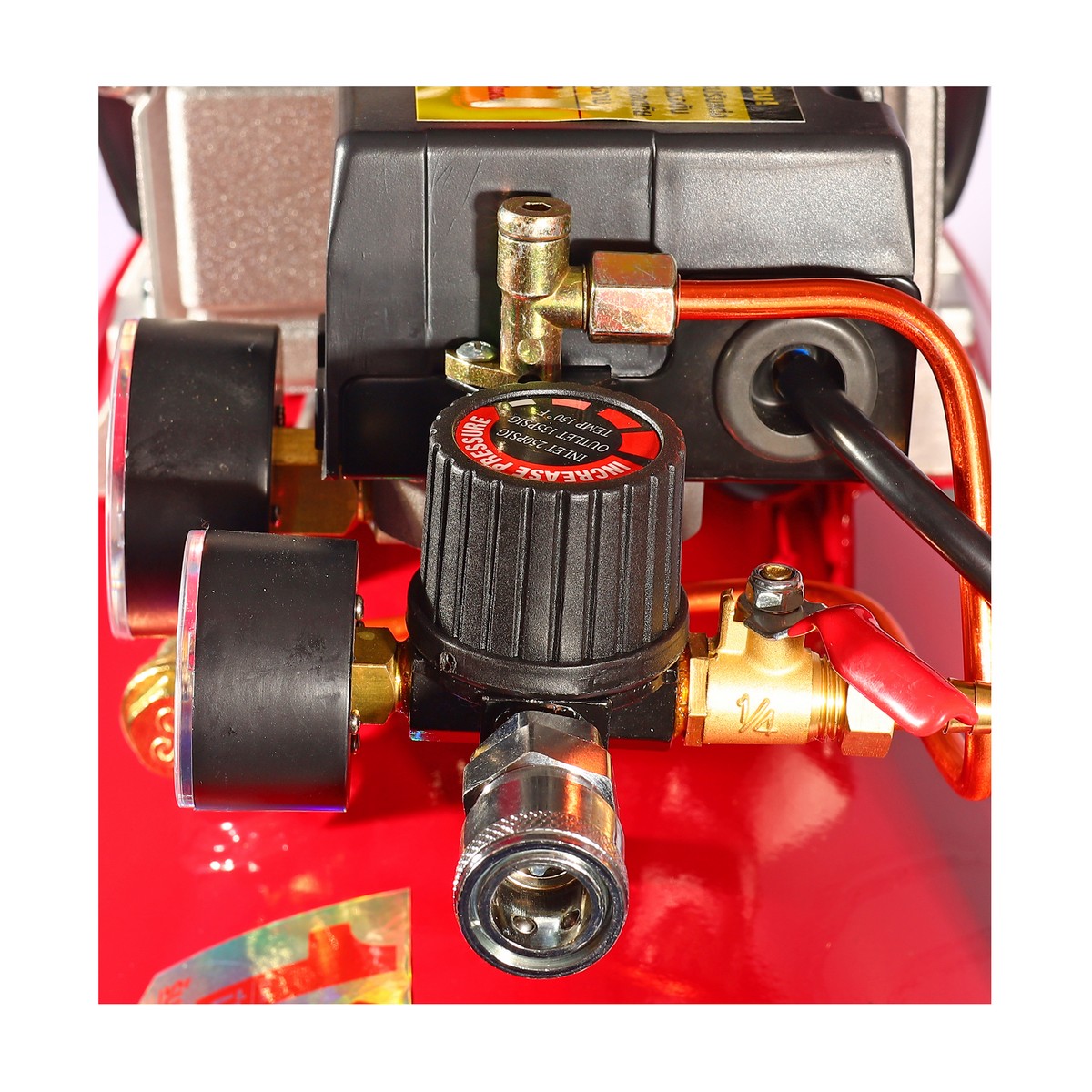 POLO Air Compressor 3 HP 1-Phase 220V 50L, Model S371-SGBM9033 photo 4