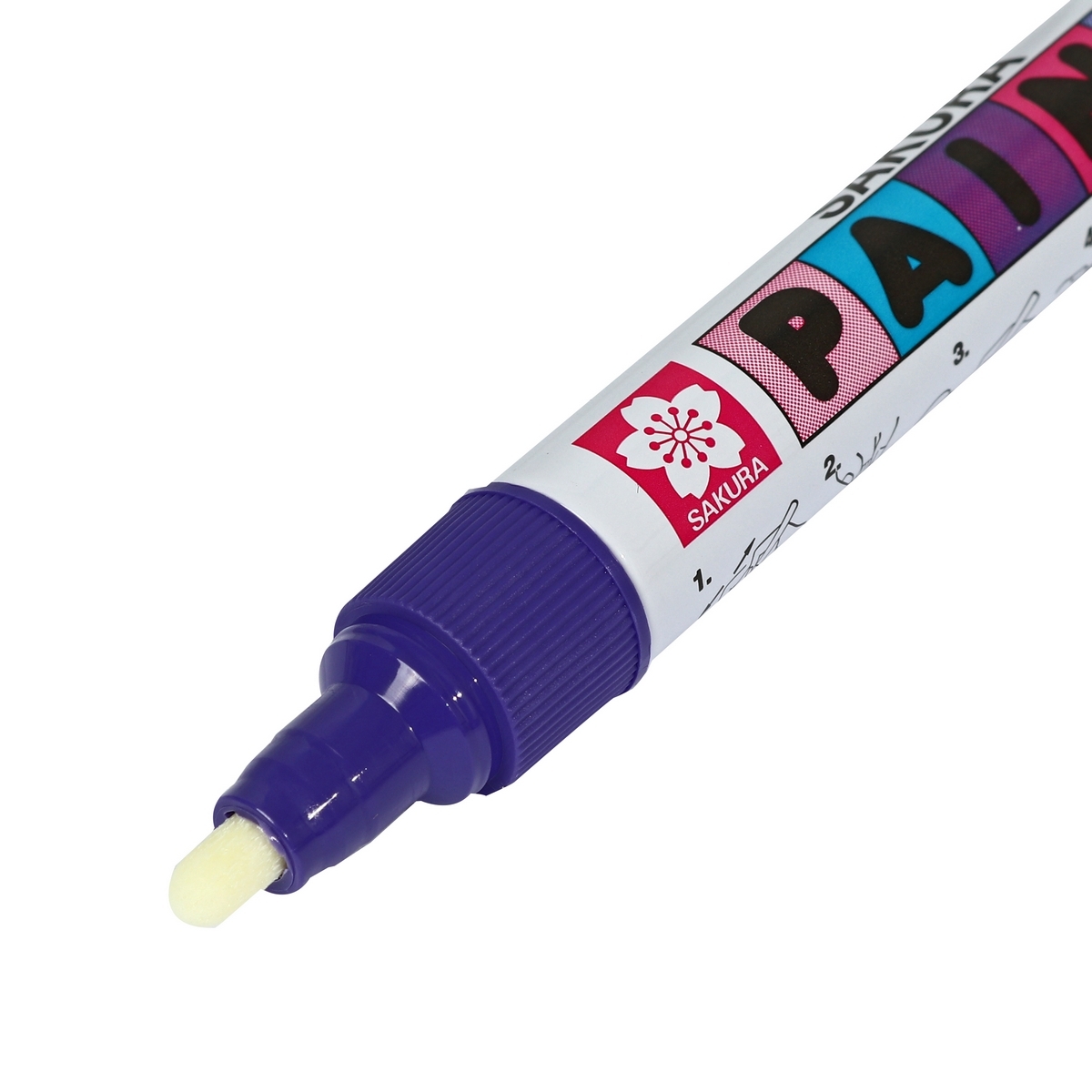 ปากกาเพ้นท์หัวใหญ่ 2 MM /XPMK-B-24(ม่วง) SAKURA(STATIONERY) รูปที่ 3