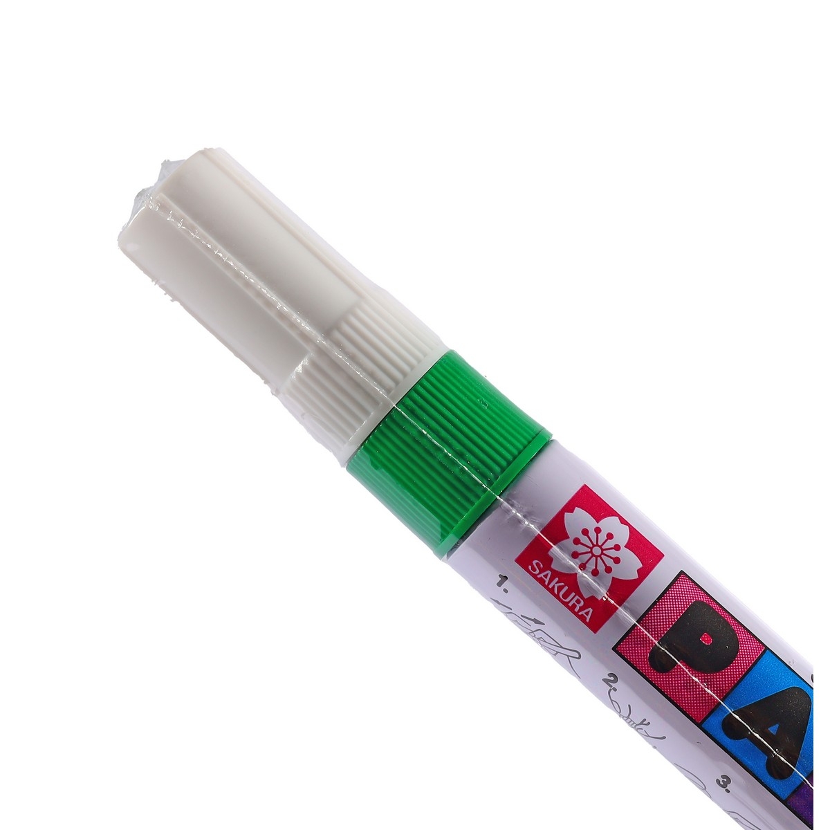 ปากกาเพ้นท์หัวใหญ่ 2MM/XPMK-B-29 (เขียว) SAKURA(STATIONERY) รูปที่ 3