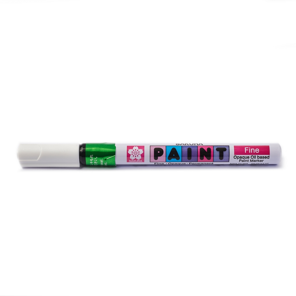 ปากกาเพ้นท์หัวเล็ก 1 MM /XPMK-29 (เขียว) SAKURA(STATIONERY) รูปที่ 2