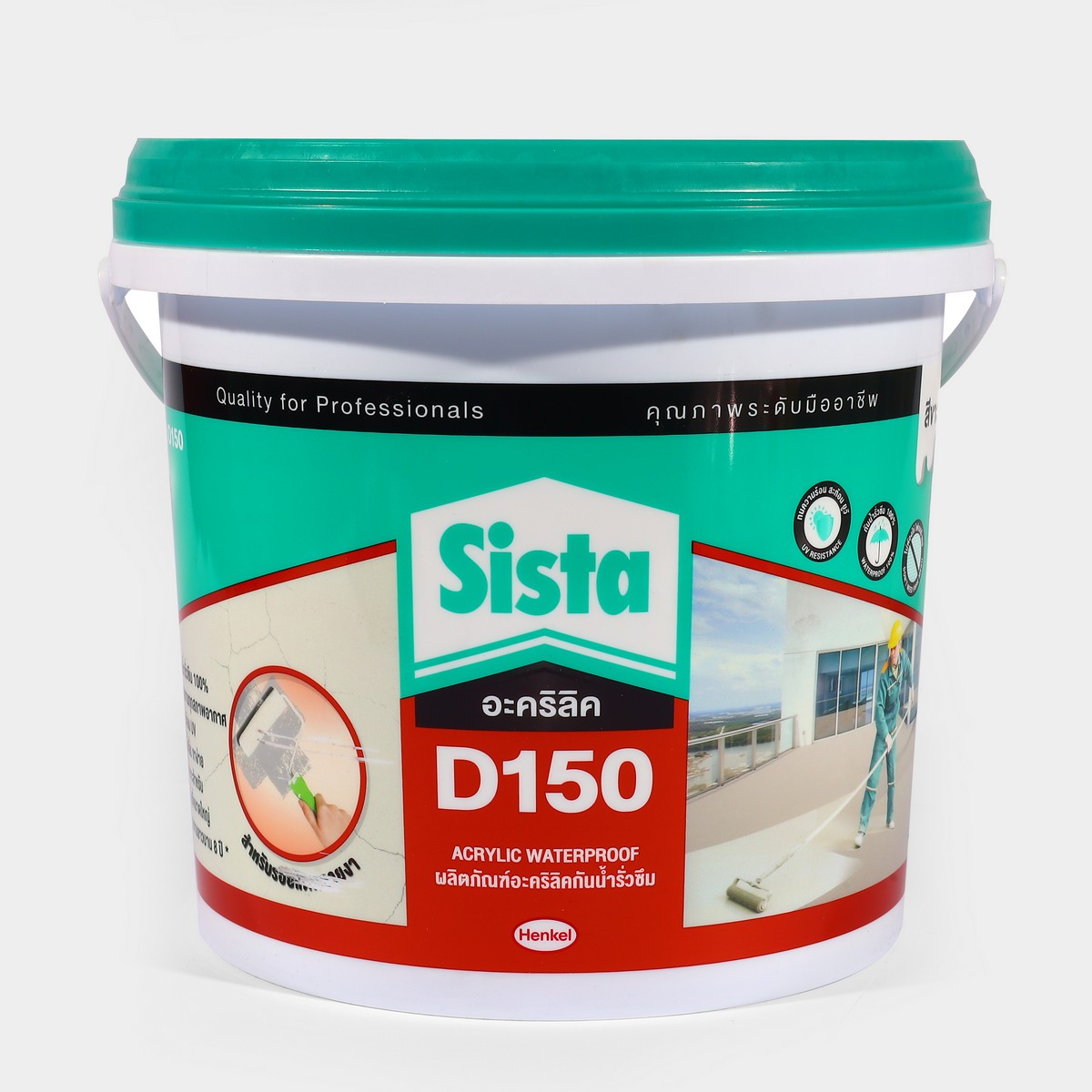อะคริลิค D150 4 กก. (สีขาว) SISTA ราคา ฿878.4