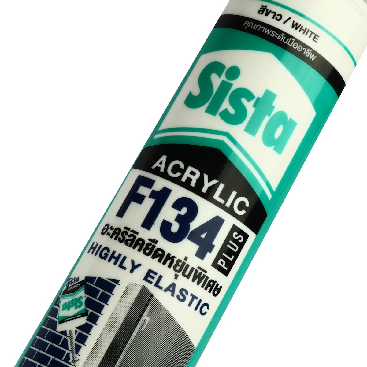 อะคริลิคยาแนว F134 พลัส 300 มล. (สีขาว) SISTA รูปที่ 3