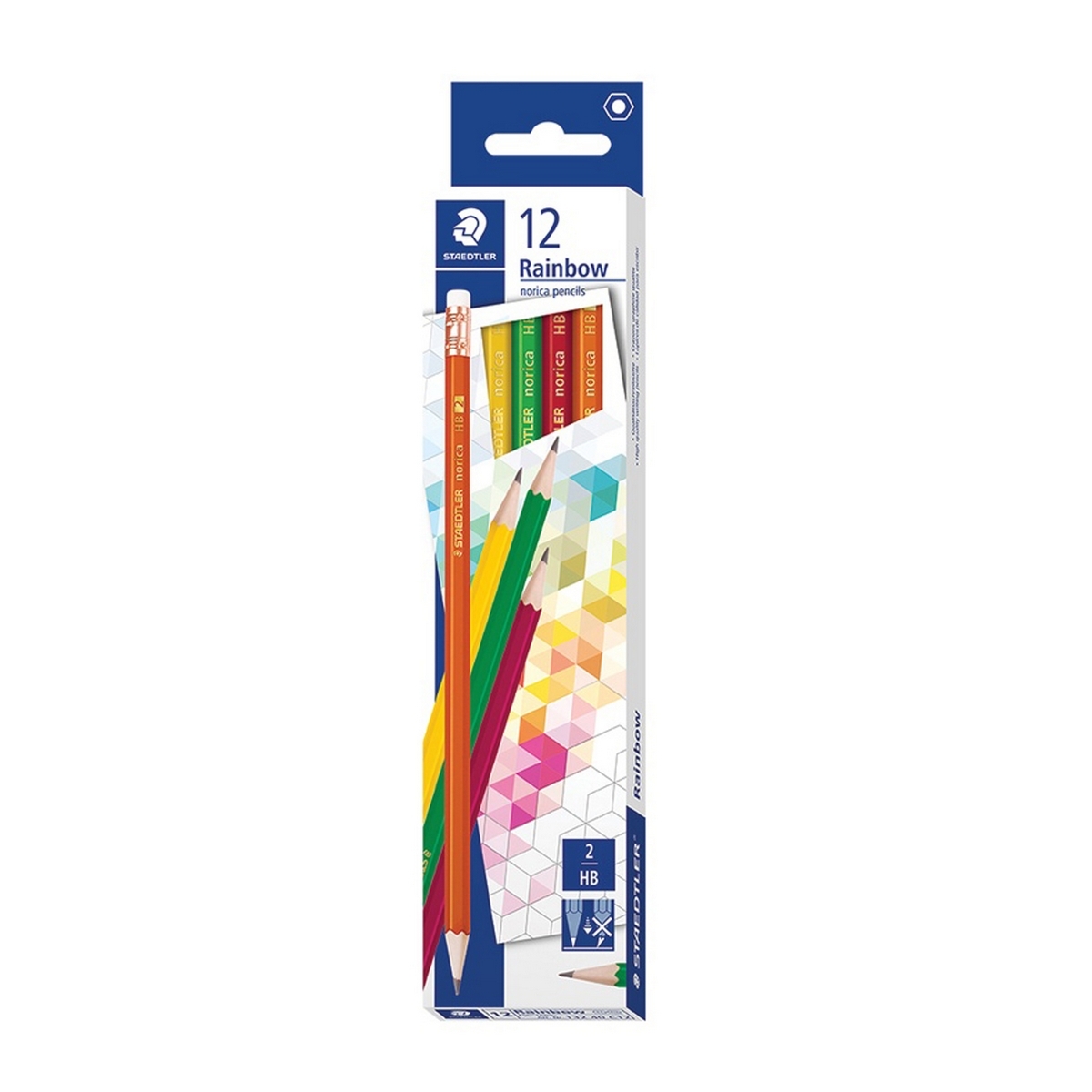 ดินสอดำ HB NORICA RAINBOW (1 โหล) STAEDTLER ราคา ฿30