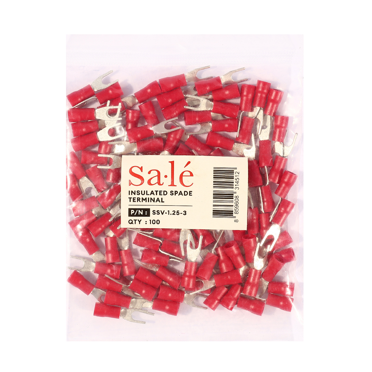 หางปลาหัวแฉกแดง0.5-1.5(100/PAC SA LE รุ่น SSV-1.25-3 ราคา ฿66