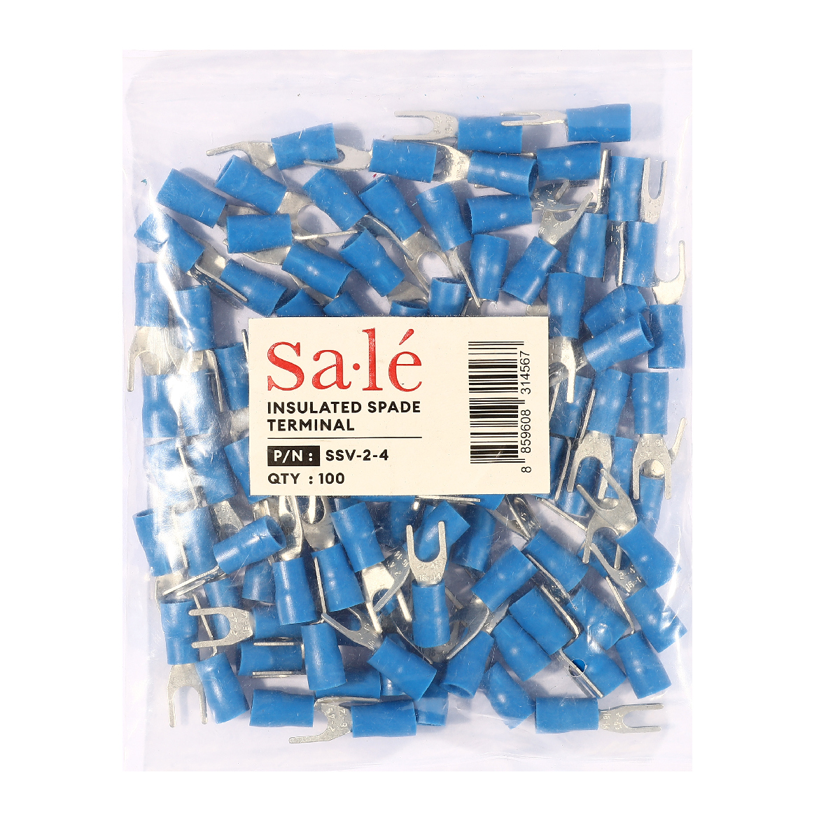 หางปลาหัวแฉกน้ำเงิน1.5-2.5(100PAC SA LE รุ่น SSV-2-4 ราคา ฿84