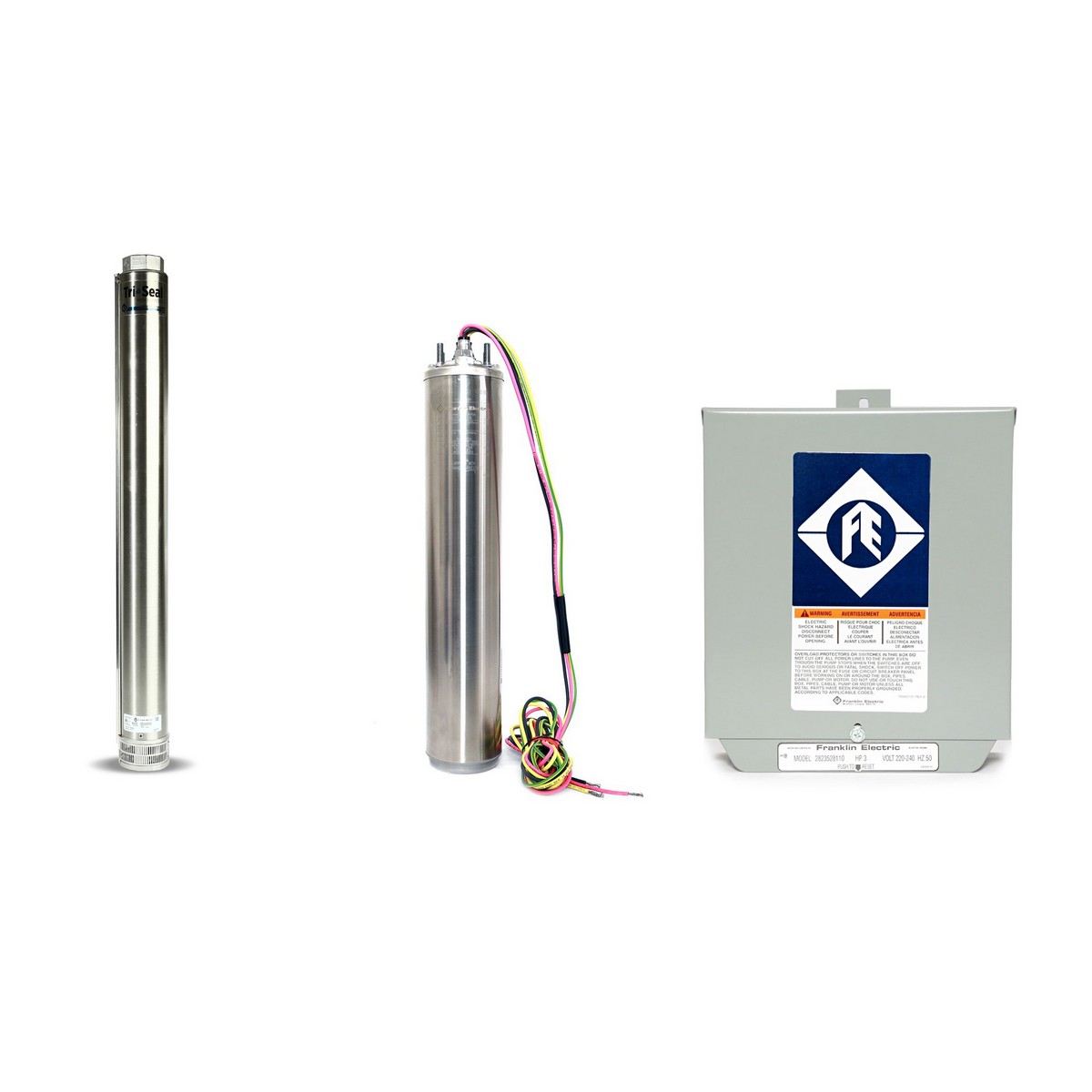 ชุด 3HP 20ใบ 220V 100FH3S4 W/Oฝาบ่อสายไฟ FRANKLIN ราคา ฿35,040