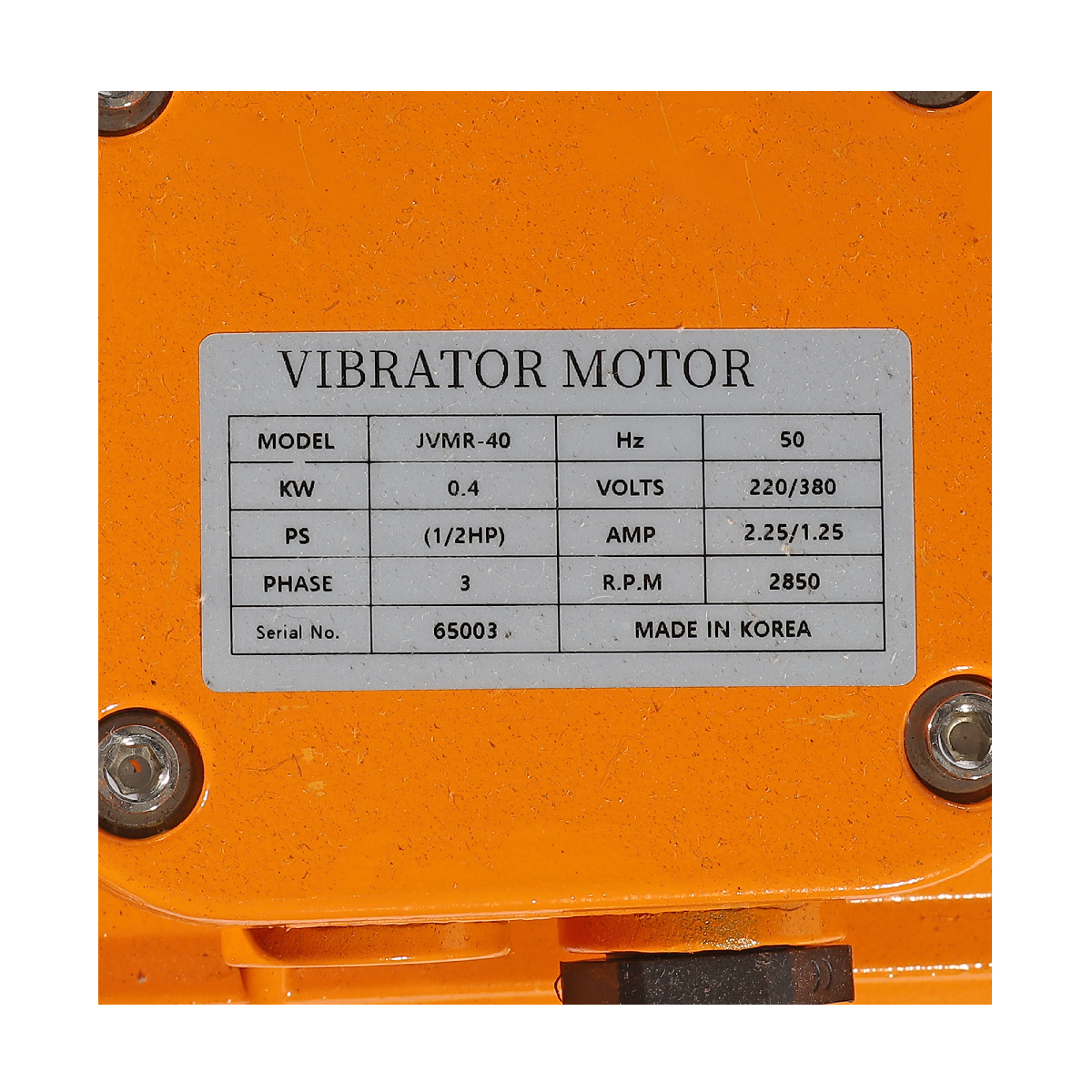มอเตอร์เกาะแบบ JVMR-40 1/2 HP JEONIL รูปที่ 5
