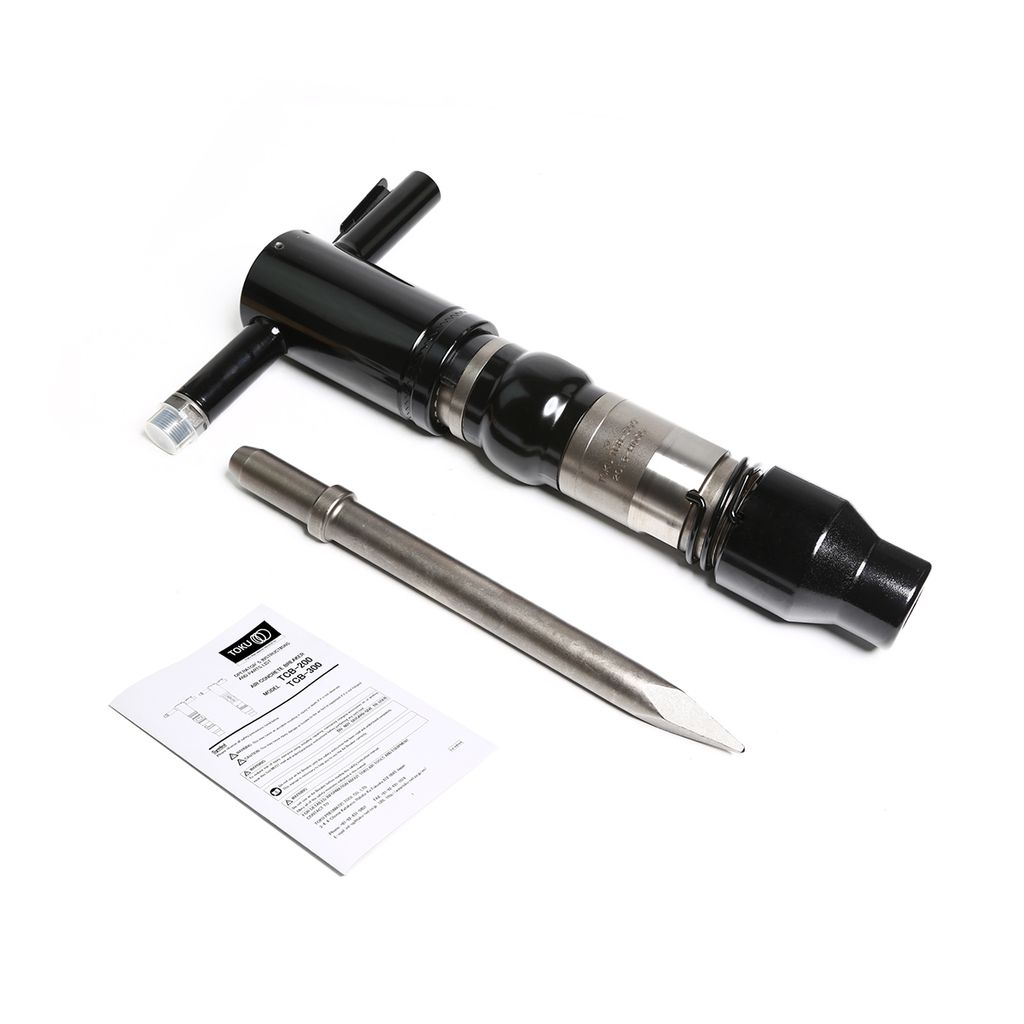 เครื่องสกัดลม TCB-300 + ดอกสกัดแหลม 18" TOKU รูปที่ 3