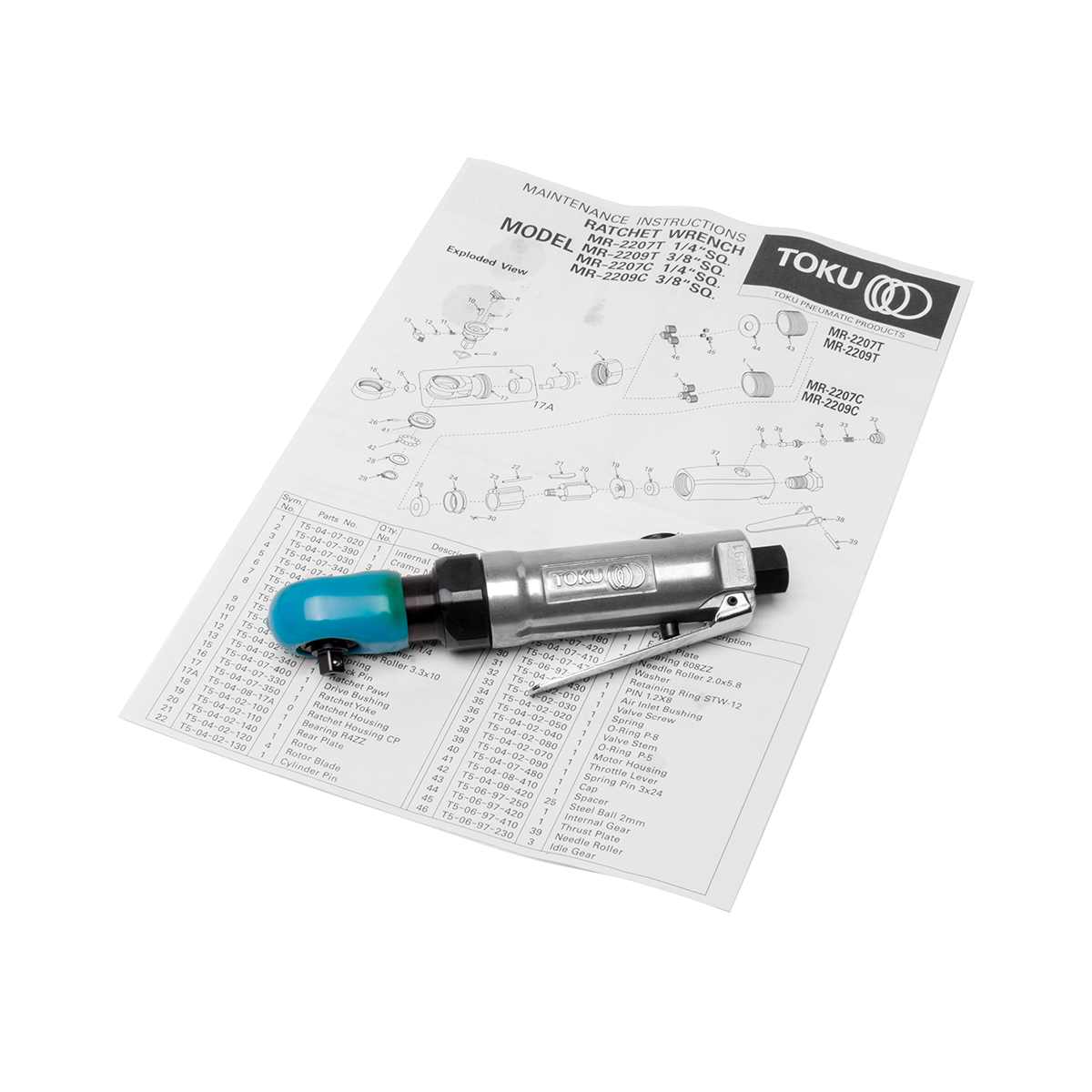 บล๊อกด้ามฟรี 1/4" TOKU รุ่น MR-2207C รูปที่ 4