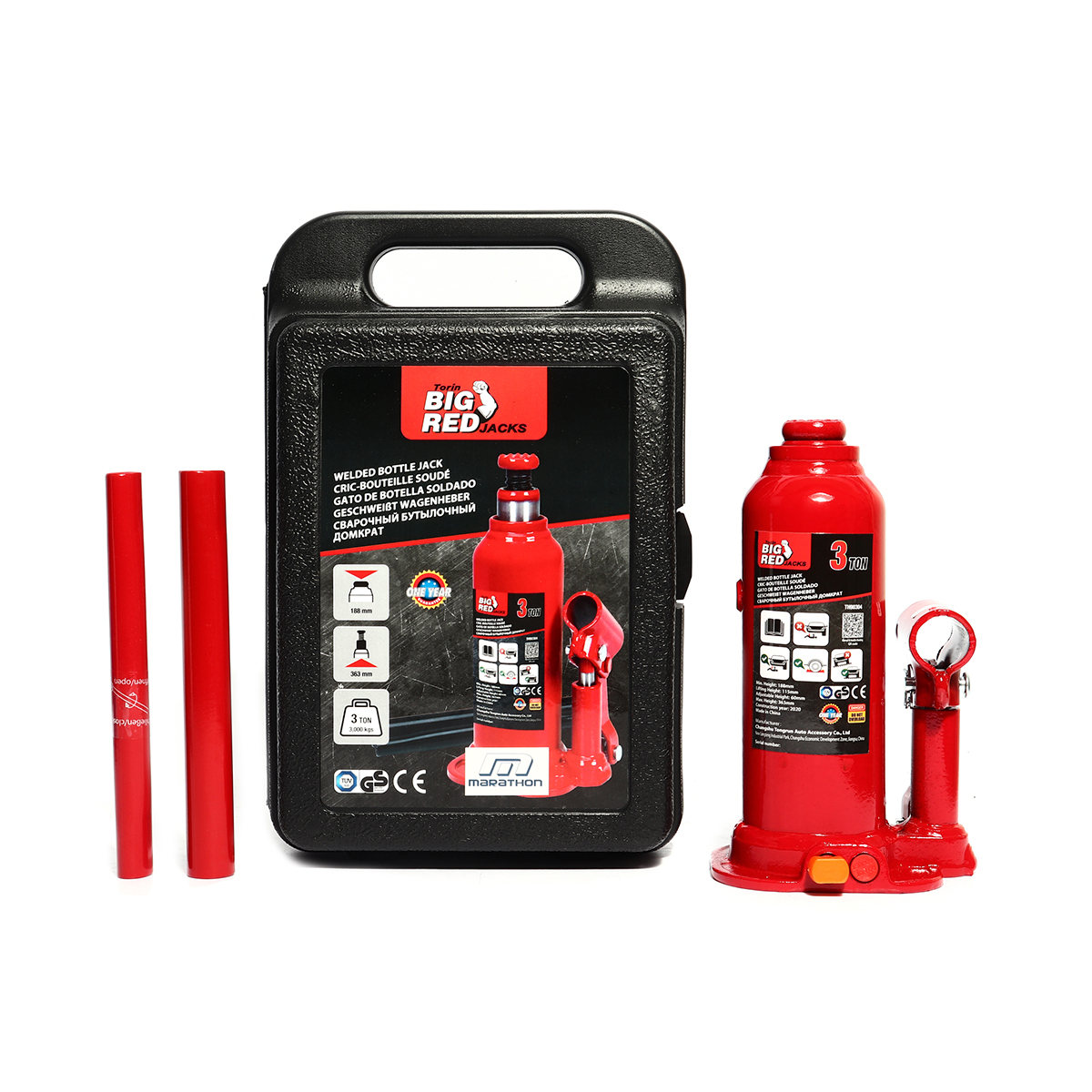 แม่แรงกระปุก 3 TON TH90304S MARATHON รุ่น T281-TH90304S ราคา ฿708