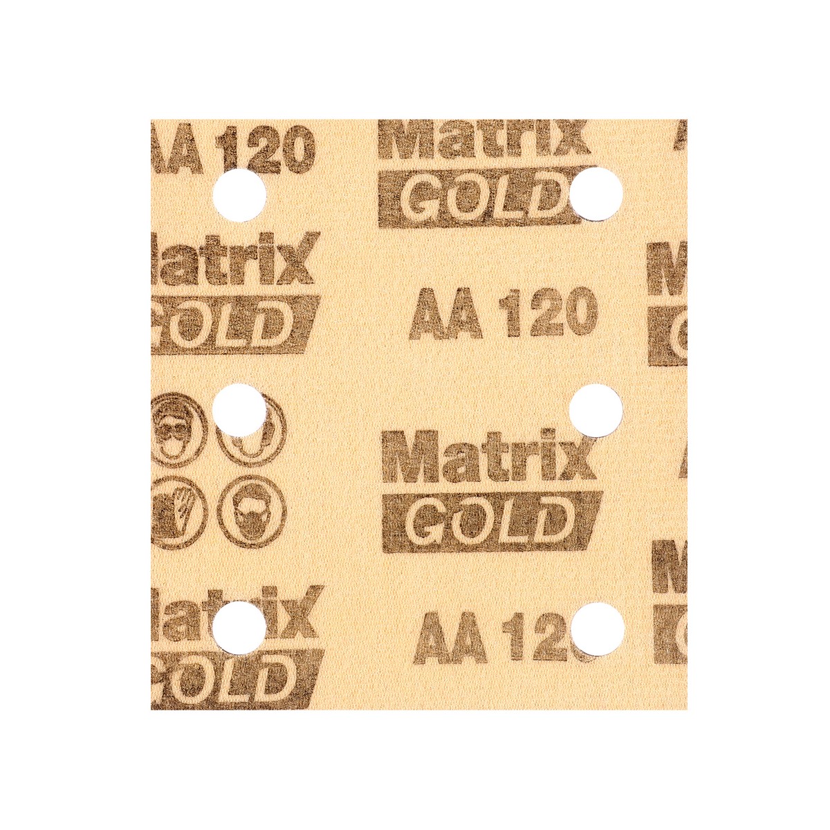 กระดาษทรายสี่เหลี่ยมสักหลาด 4"#120 MATRIX TOA รุ่น 4120 รูปที่ 3