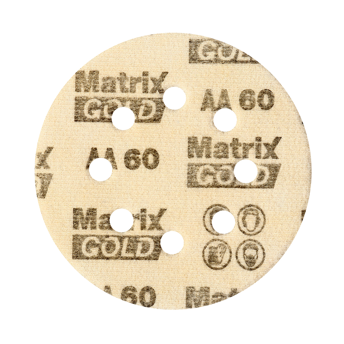 กระดาษทรายกลมสักหลาด 5"#60 MATRIX TOA รุ่น T401-5060 รูปที่ 3