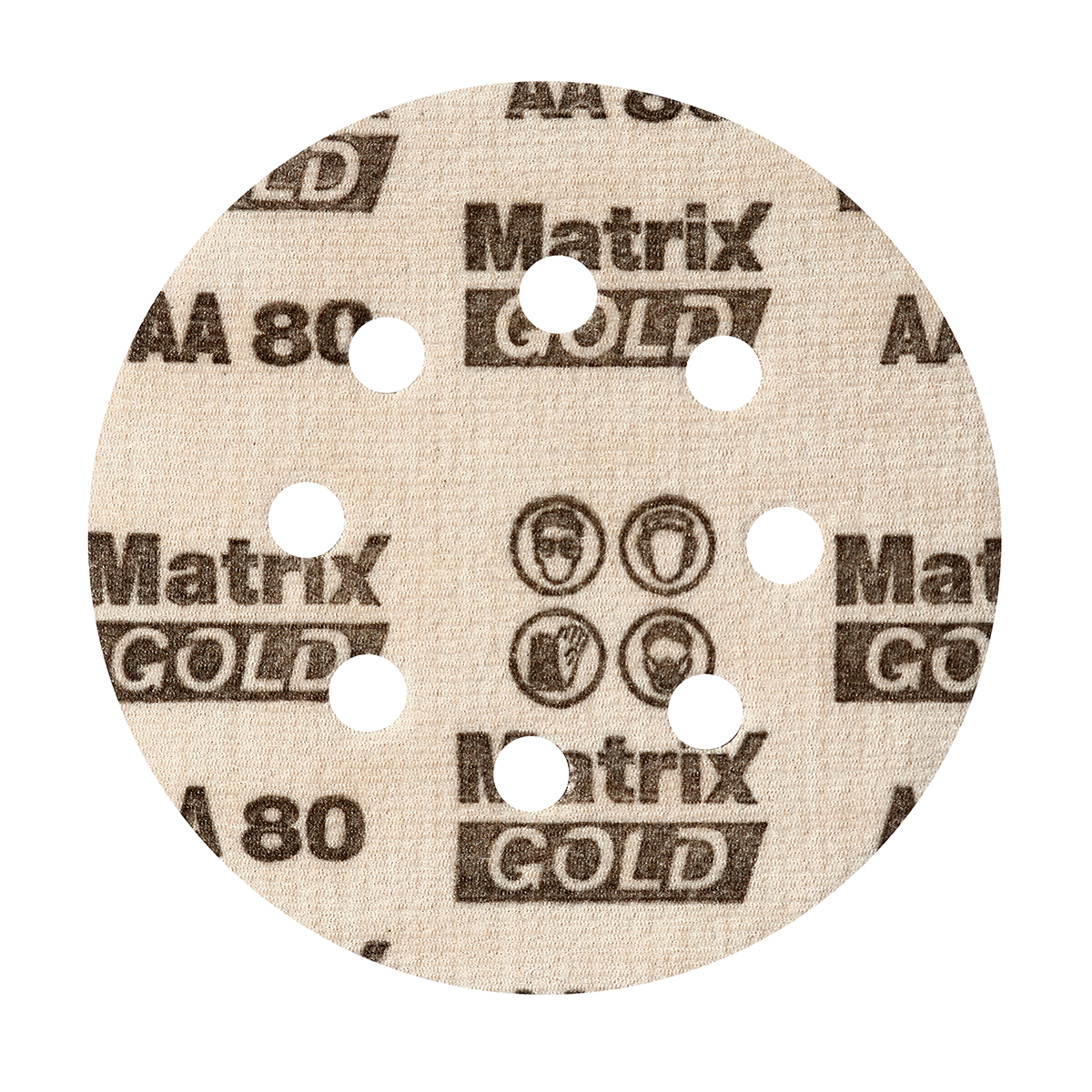 กระดาษทรายกลมสักหลาด 5"#80 MATRIX TOA รุ่น T401-5080 รูปที่ 3