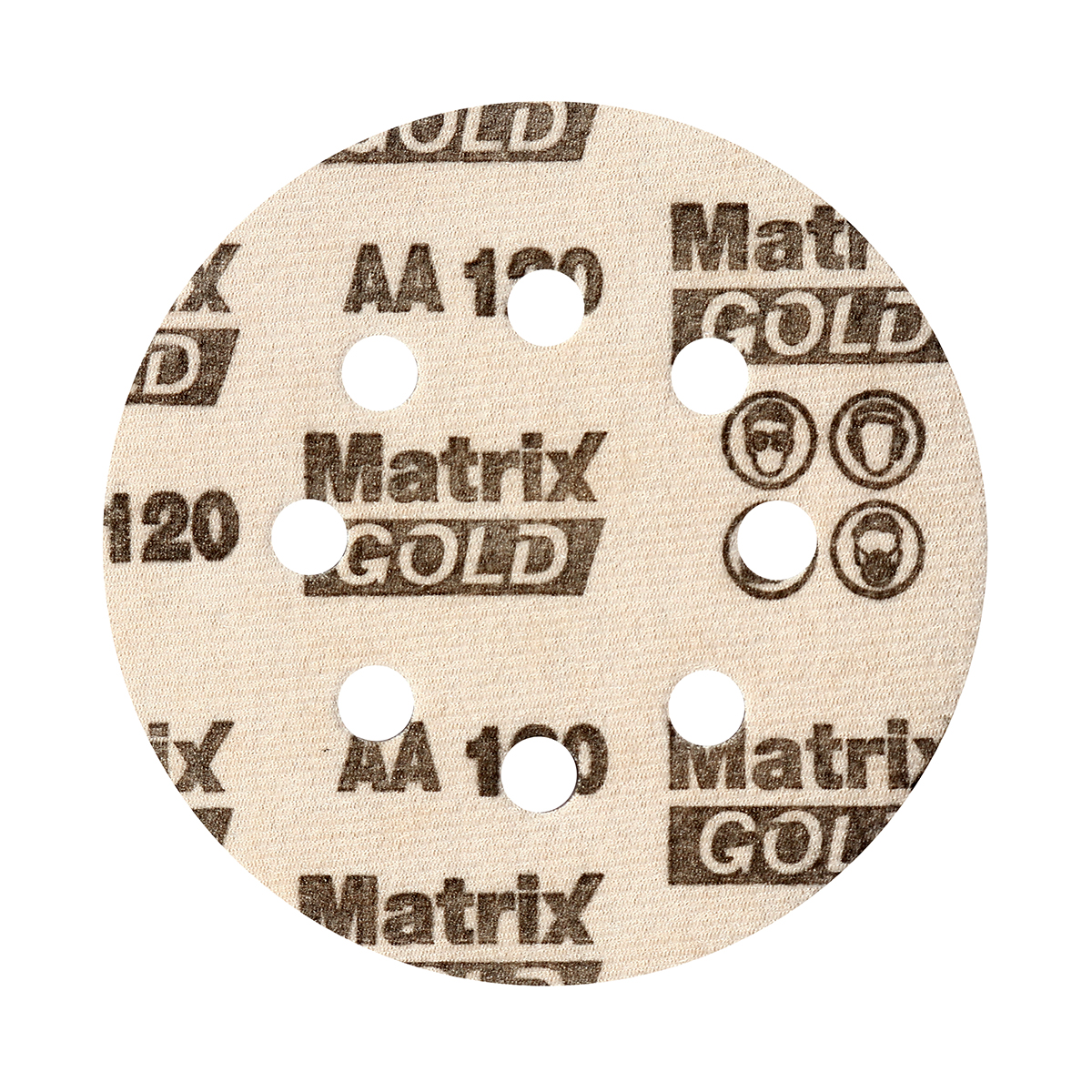 กระดาษทรายกลมสักหลาด 5"#120 MATRIX TOA รุ่น T401-5120 รูปที่ 3