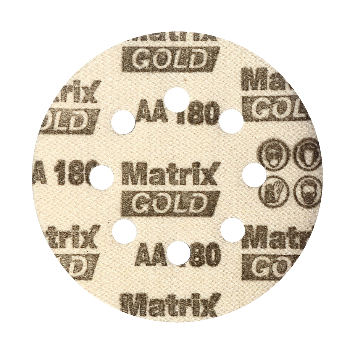 กระดาษทรายกลมสักหลาด 5"#180 MATRIX TOA รุ่น T401-5180 รูปที่ 3