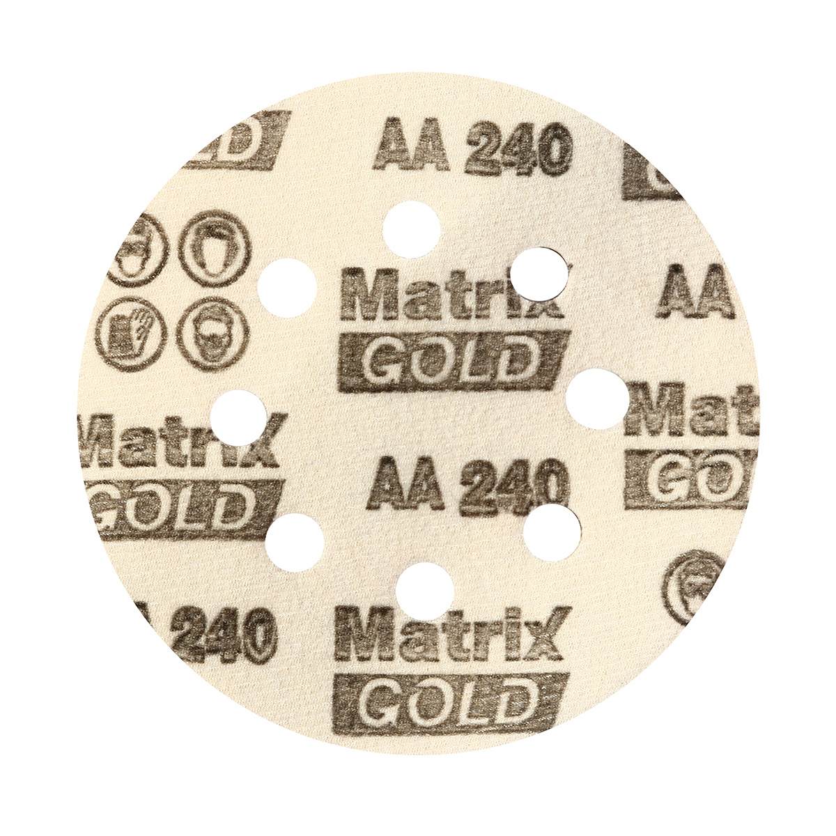 กระดาษทรายกลมสักหลาด 5"#240 MATRIX TOA รุ่น T401-5240 รูปที่ 3