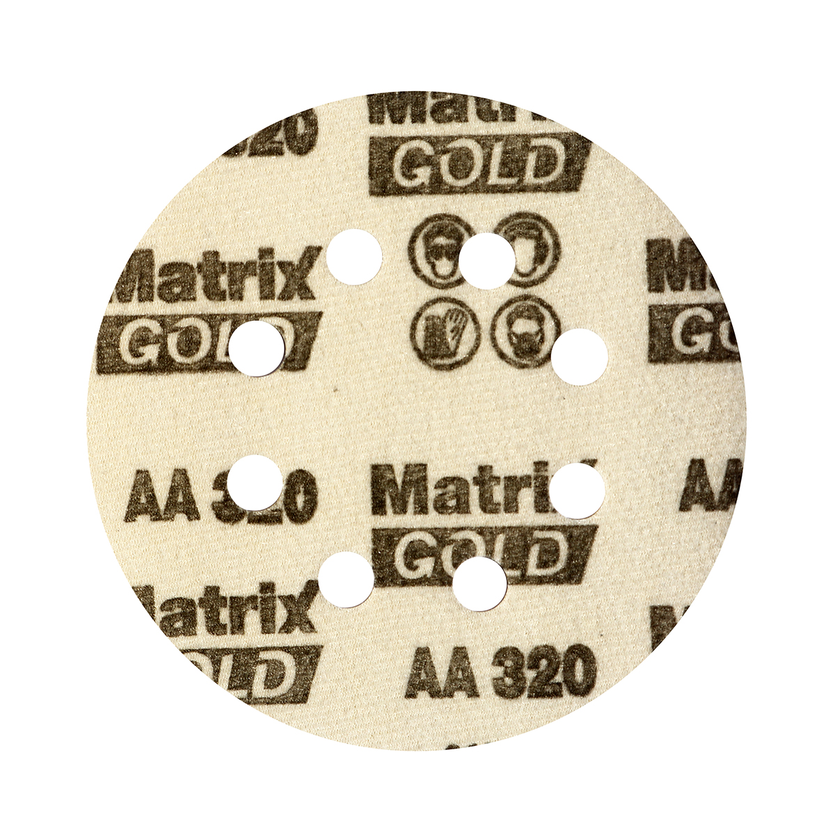 กระดาษทรายกลมสักหลาด 5"#320 MATRIX TOA รุ่น T401-5320 รูปที่ 3