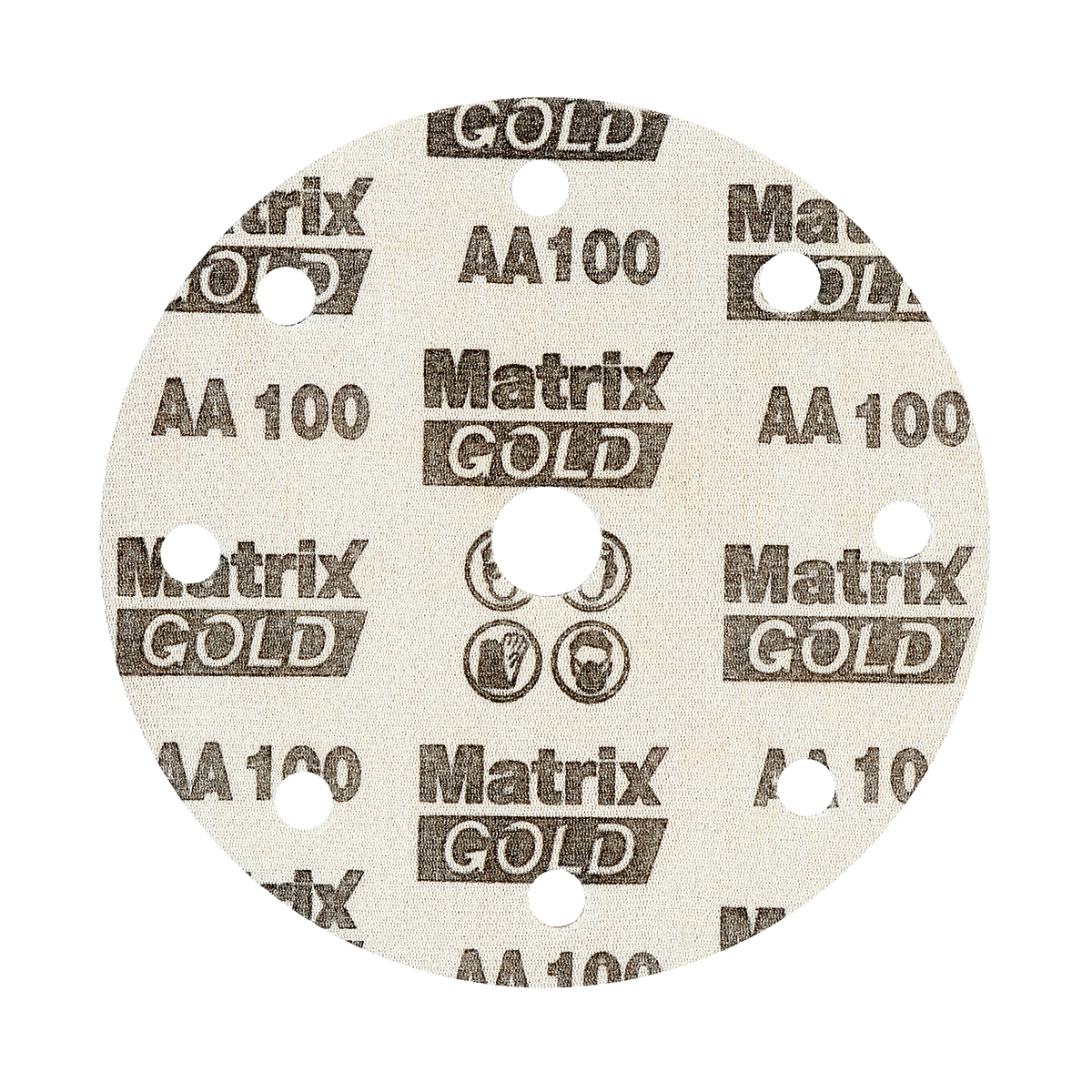 กระดาษทรายกลมสักหลาด 6"#100 MATRIX TOA รุ่น 6100 รูปที่ 3