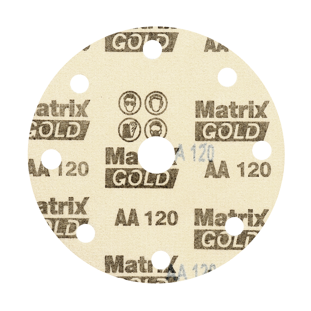 กระดาษทรายกลมสักหลาด 6"#120 MATRIX TOA รุ่น 6120 รูปที่ 3