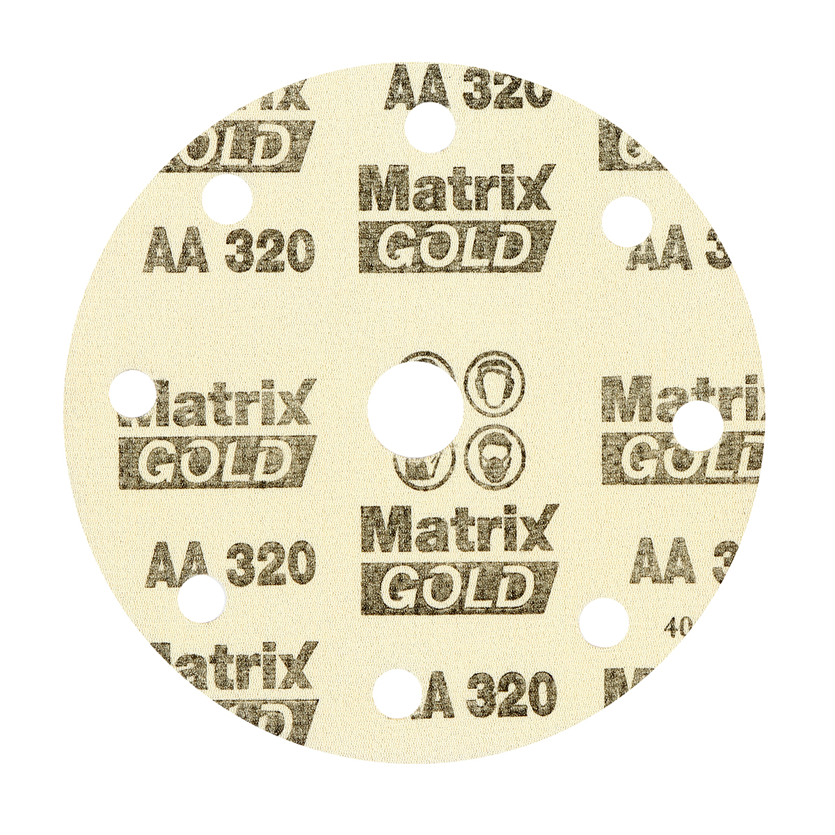กระดาษทรายกลมสักหลาด 6"#320 MATRIX TOA รุ่น 6320 รูปที่ 2