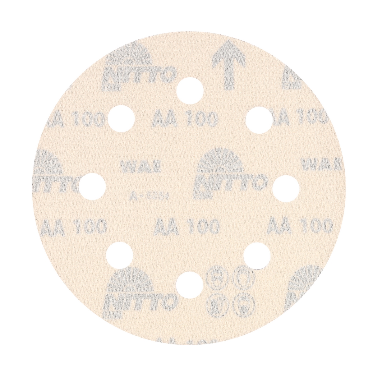 กระดาษทรายกลมหลังขน 7" #100 NITTO TOA รุ่น 6525 รูปที่ 3