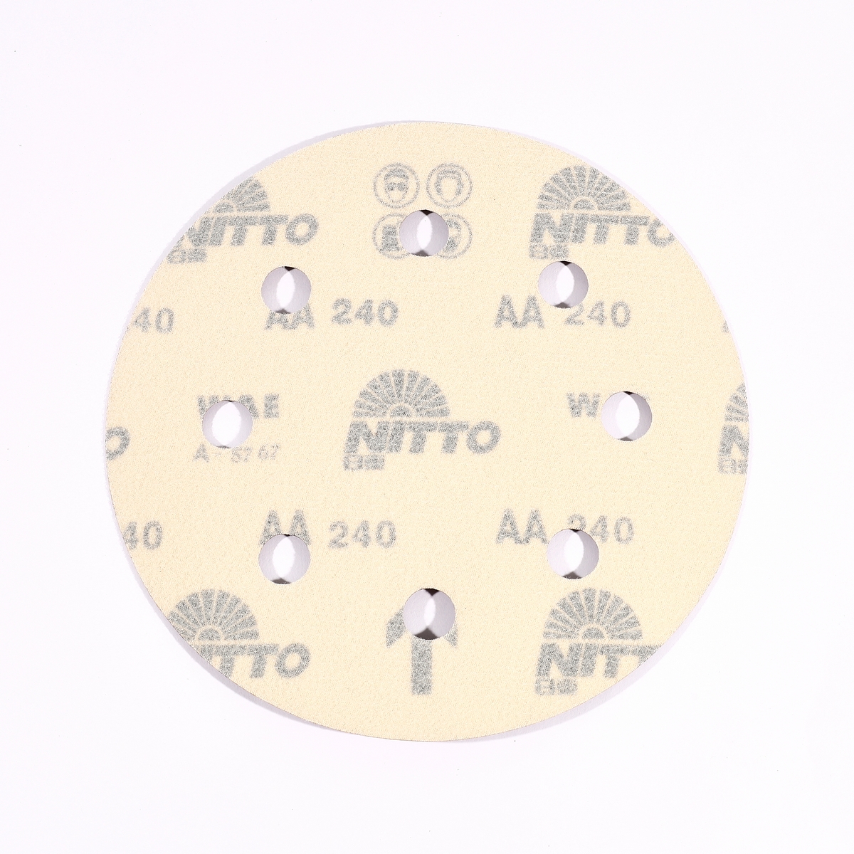 กระดาษทรายกลมหลังขน 7" #240 NITTO TOA รุ่น 6560 รูปที่ 2