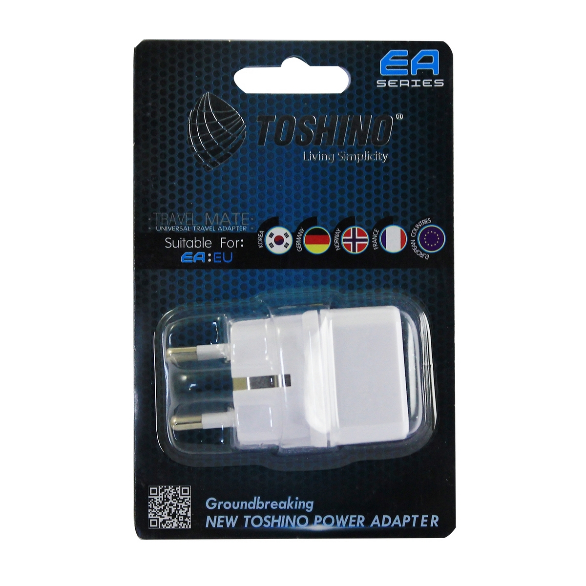 ปลั๊กแปลงขากลม 16A 3500W EA-EU TOSHINO รูปที่ 2