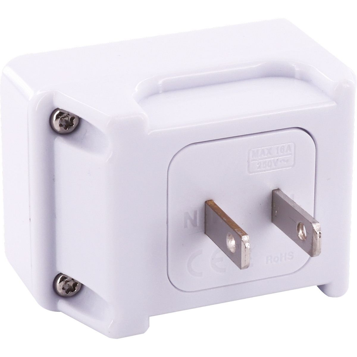 ปลั๊กแปลง2ขาแบน 1สวิตช์ 16A 3500W EA-ES TOSHINO รูปที่ 3