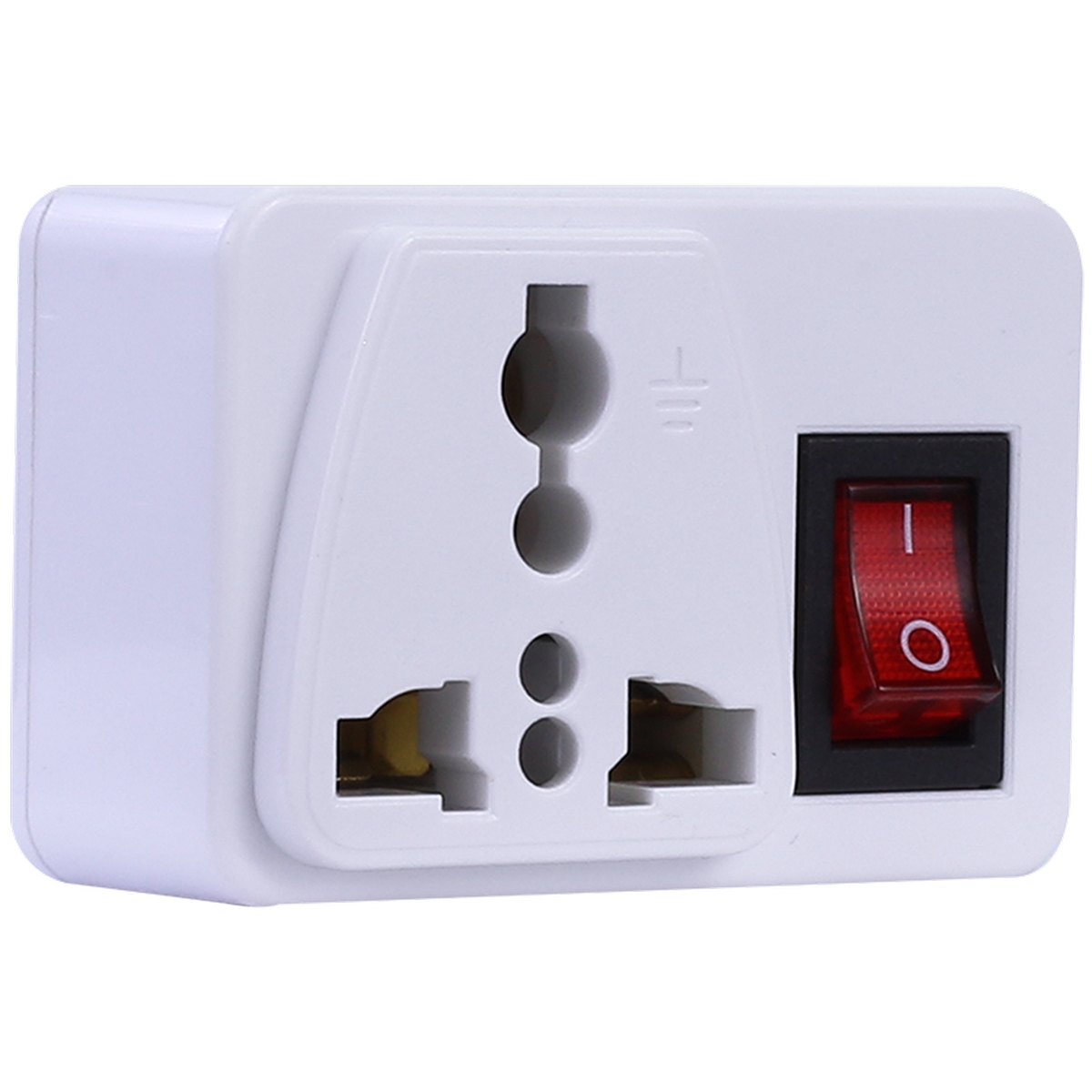 ปลั๊กแปลง2ขากลม 1สวิตช์ 10A 2000W TOSHINO รุ่น CO6S-A รูปที่ 3