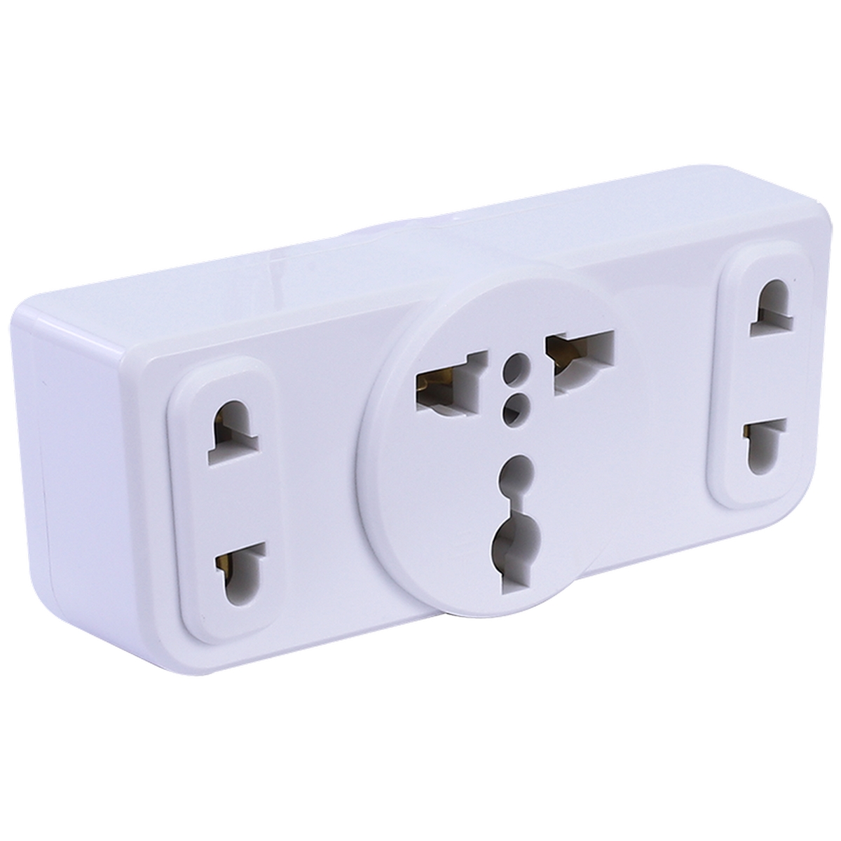 ปลั๊กแปลง 3ช่อง 2 ขากลม 10A 2000W TOSHINO รุ่น TW3-A รูปที่ 4