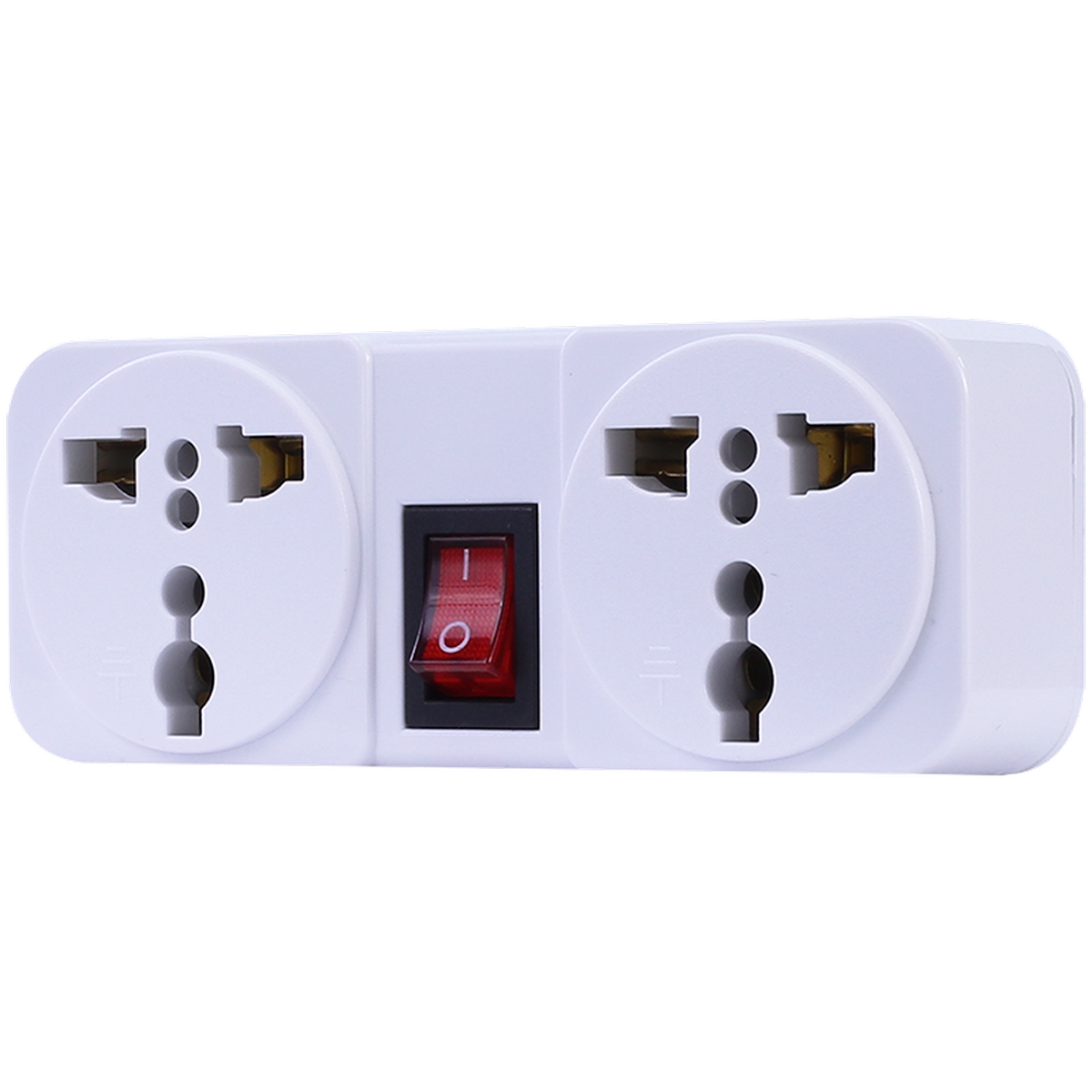 ปลั๊กแปลง1สวิตช์ 2ช่อง 2ขากลม2000W TOSHINO รุ่น TW2-A ราคา ฿73.2