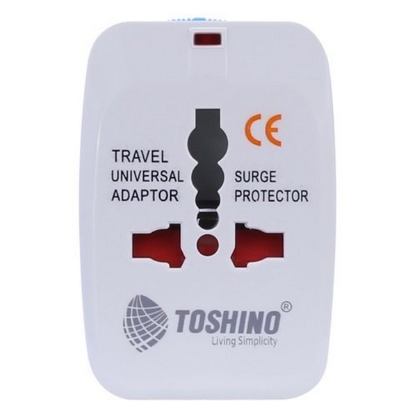 สีขาว 4 IN 1 TOSHINO รุ่น DE-204 TRAVEL ADAPTER 10A ราคา ฿159.6