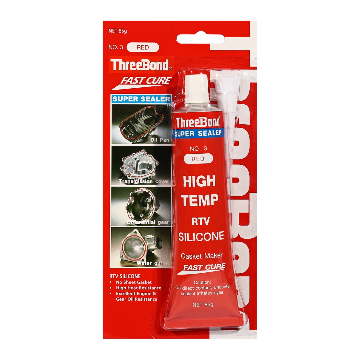 ปะเก็นซิลิโคน แดง 85G. SUPER SEALER NO.3 THREEBOND รุ่น T701-RTV03 ราคา ฿78