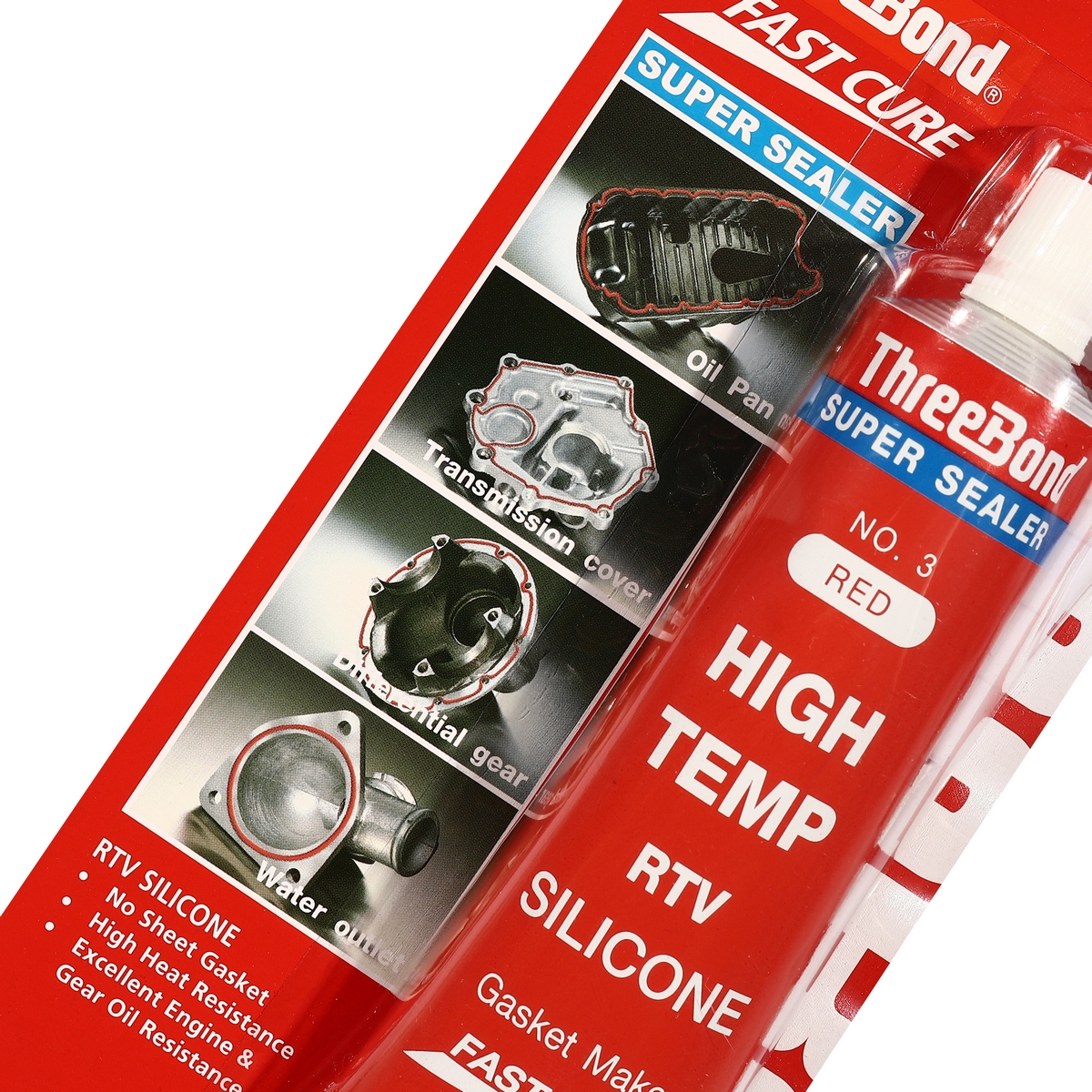 ปะเก็นซิลิโคน แดง 85G. SUPER SEALER NO.3 THREEBOND รุ่น T701-RTV03 รูปที่ 3