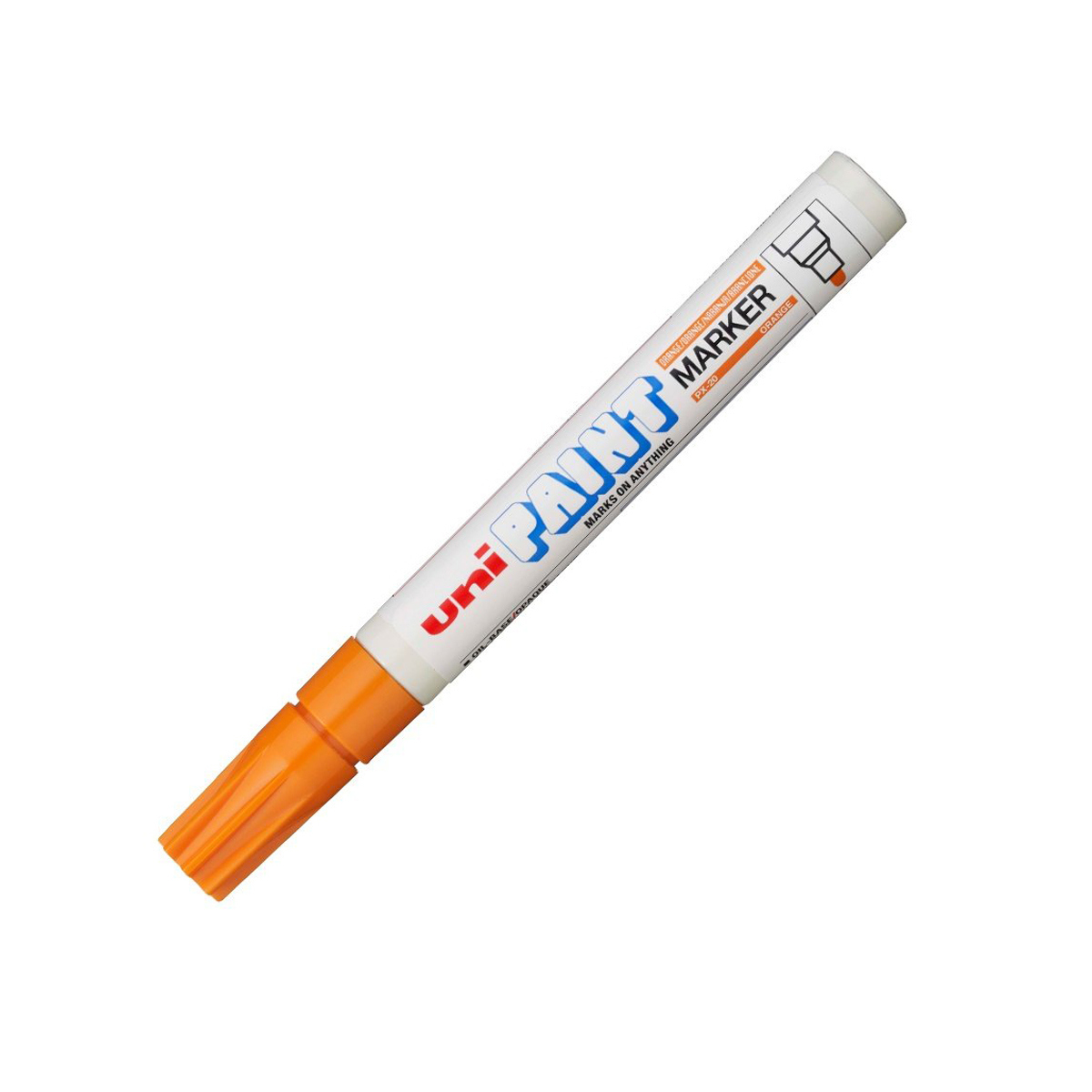 เพ้นท์มาร์คเกอร์-ส้ม(184124) UNI MITSUBISHI รุ่น PX-20 ราคา ฿49.5