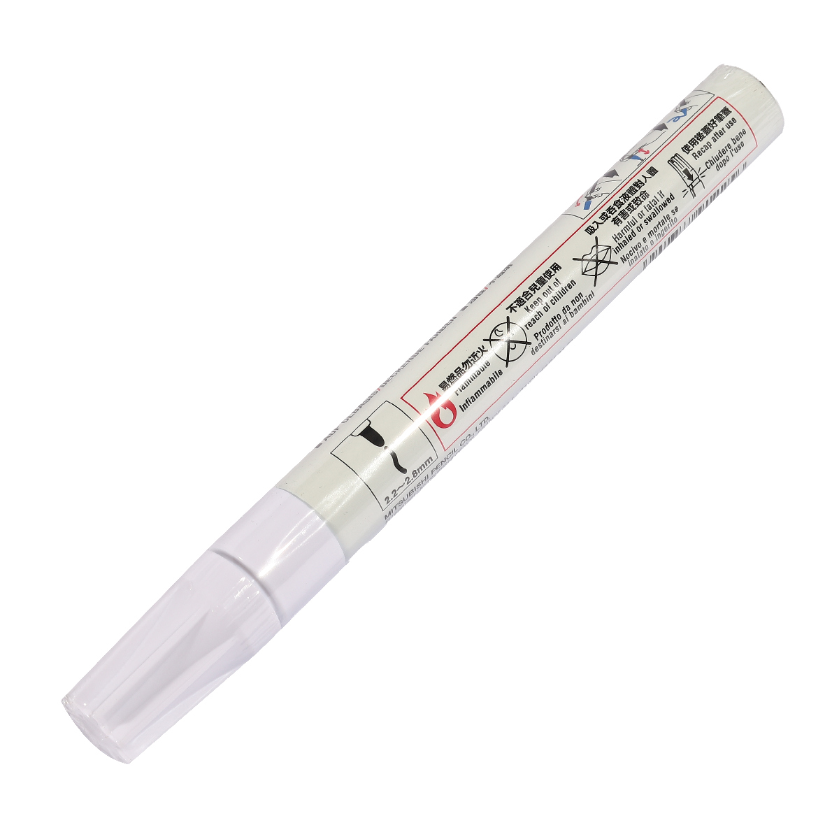 เพ้นท์มาร์คเกอร์-ขาว(184223) UNI MITSUBISHI รุ่น PX-20 รูปที่ 3