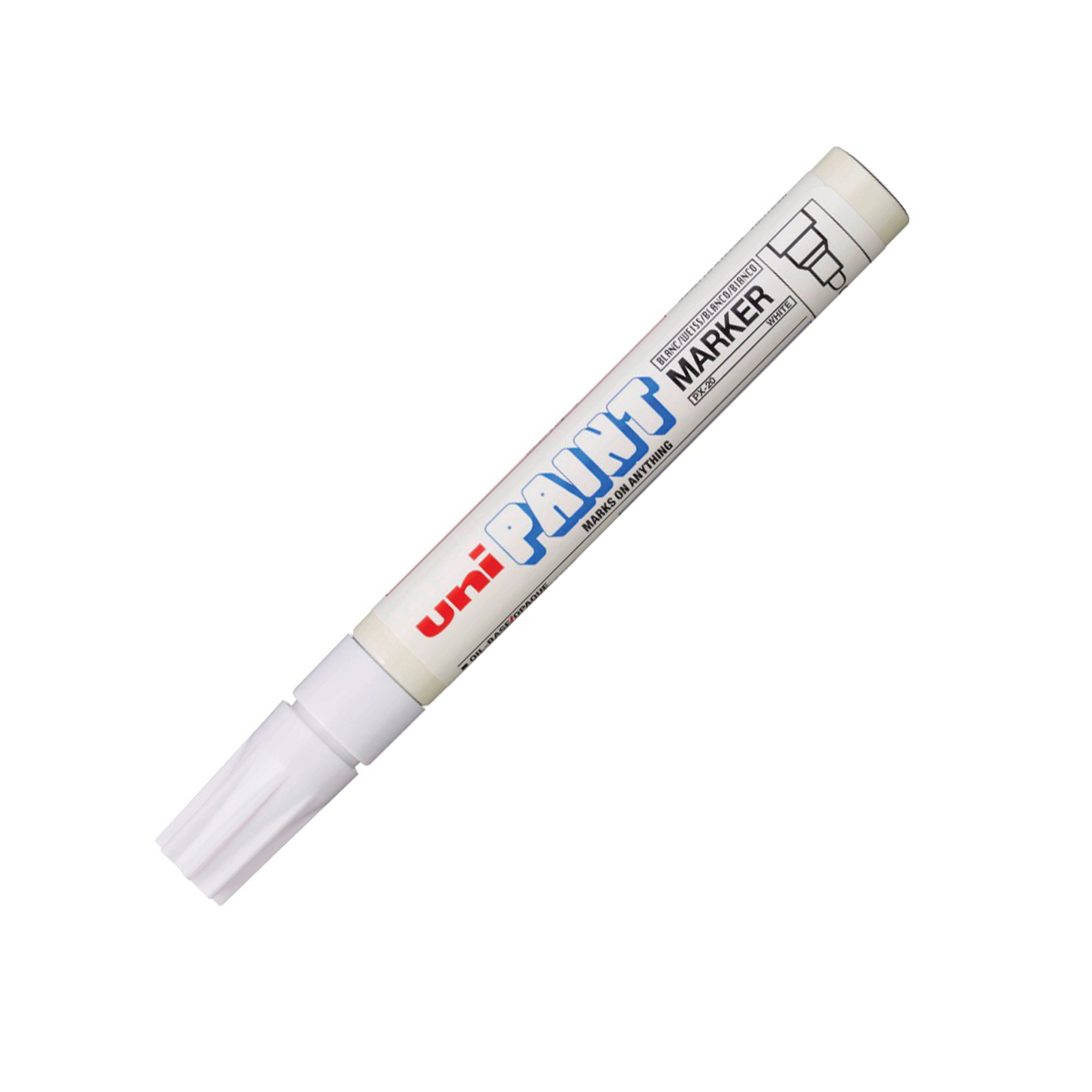 เพ้นท์มาร์คเกอร์-ขาว(184223) UNI MITSUBISHI รุ่น PX-20 ราคา ฿49.5