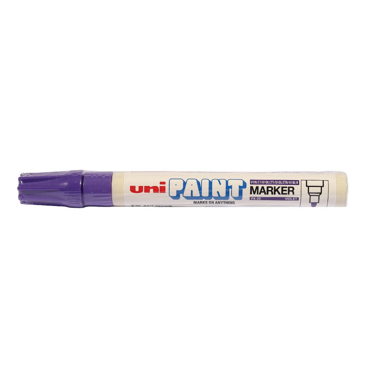 เพ้นท์มาร์คเกอร์-ม่วง(184247) UNI MITSUBISHI รุ่น PX-20 รูปที่ 2